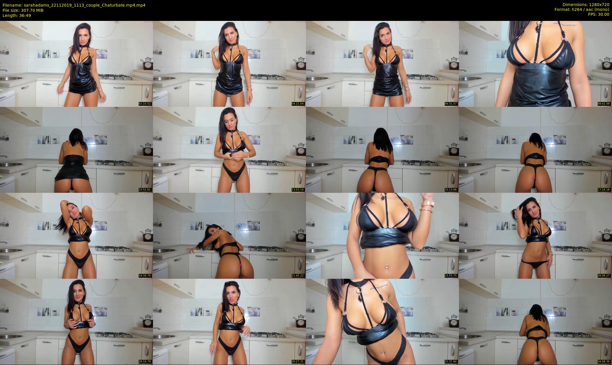sarahadams — 37 minute Chaturbate female cam show recording, 720p, Nov 22, 2019