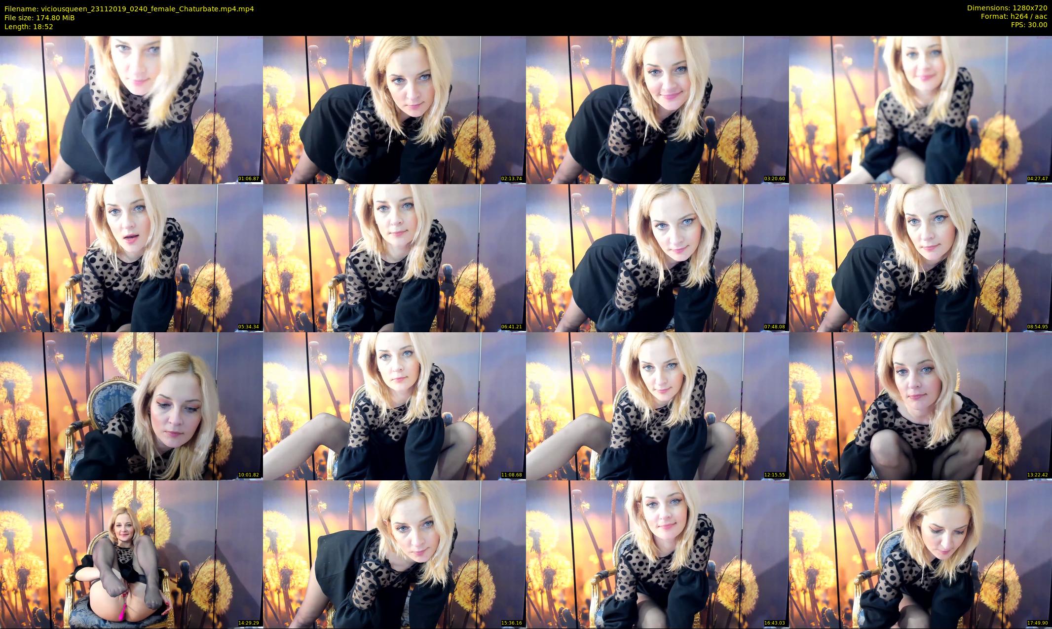 viciousqueen — 19 minute Chaturbate female cam show recording, 720p, Nov 23, 2019
