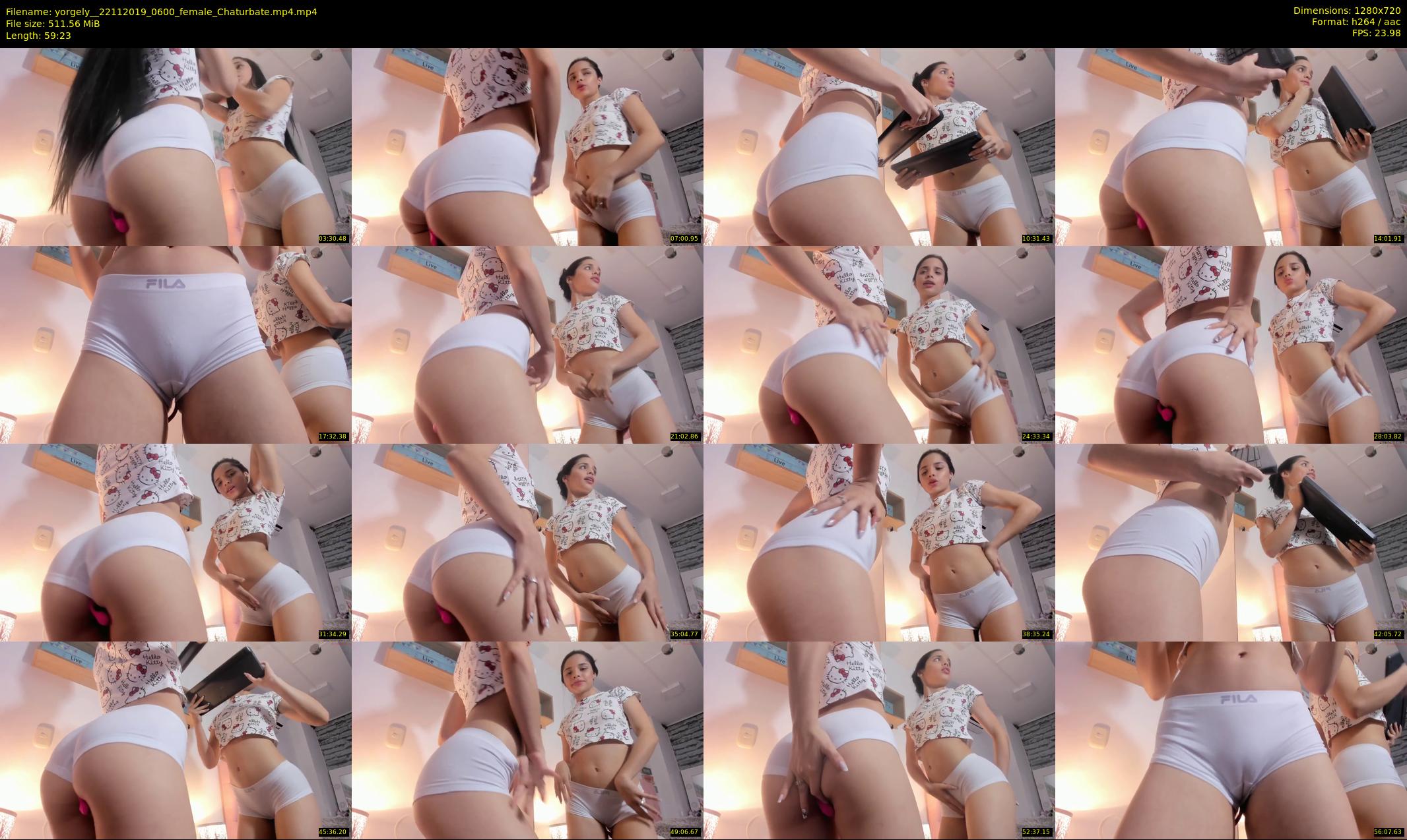 yorgely_ — 60 minute Chaturbate female cam show recording, 720p, Nov 22, 2019