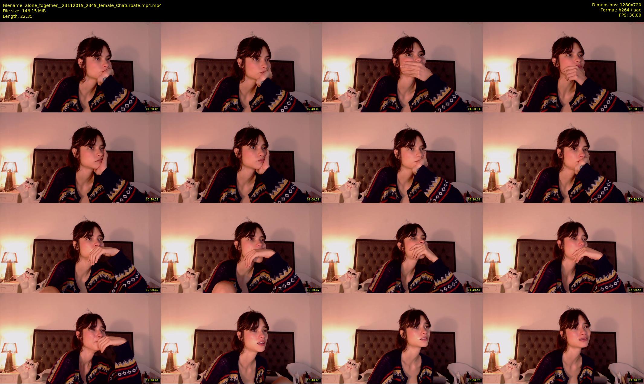 alone_together_ — 23 minute Chaturbate female cam show recording, 720p, Nov 23, 2019