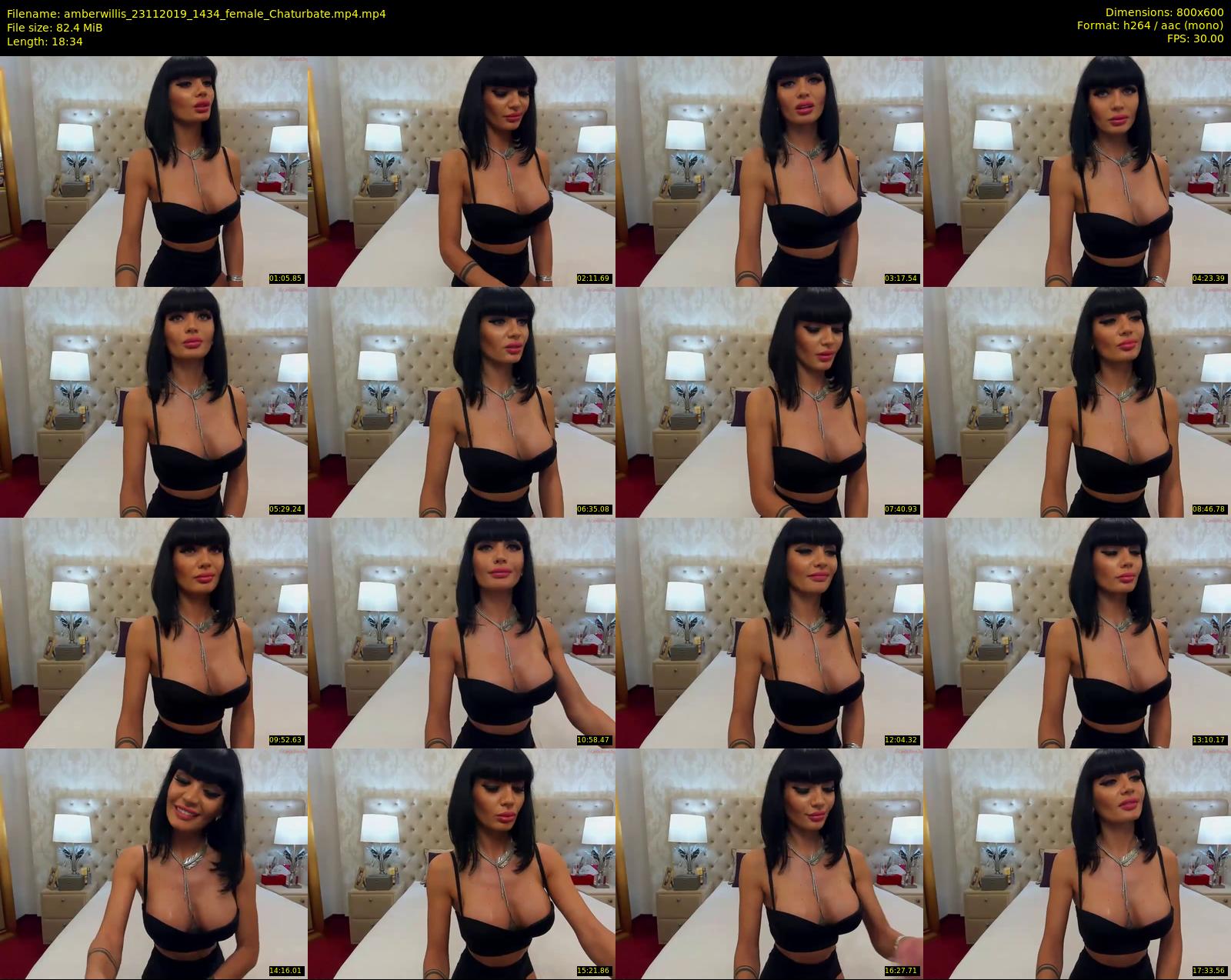 amberwillis — 19 minute Chaturbate female cam show recording, 480p, Nov 23, 2019