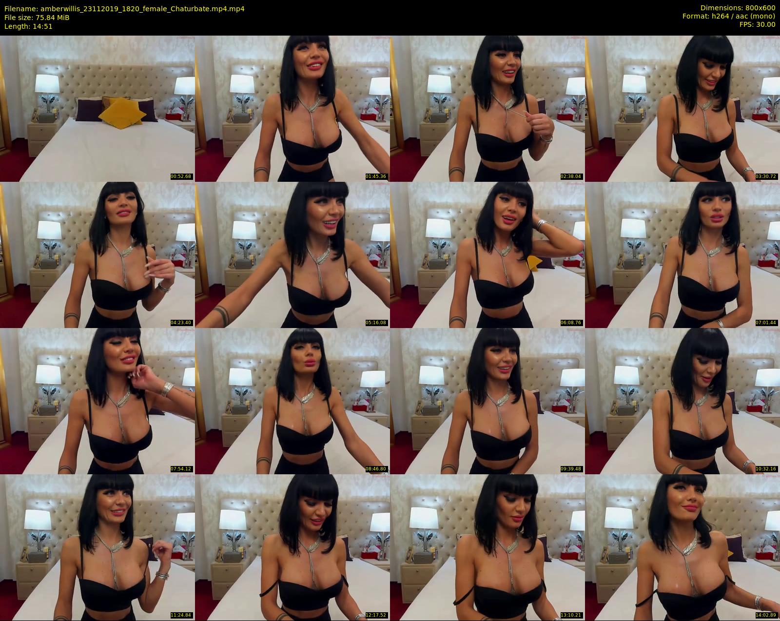 amberwillis — 15 minute Chaturbate female cam show recording, 480p, Nov 23, 2019