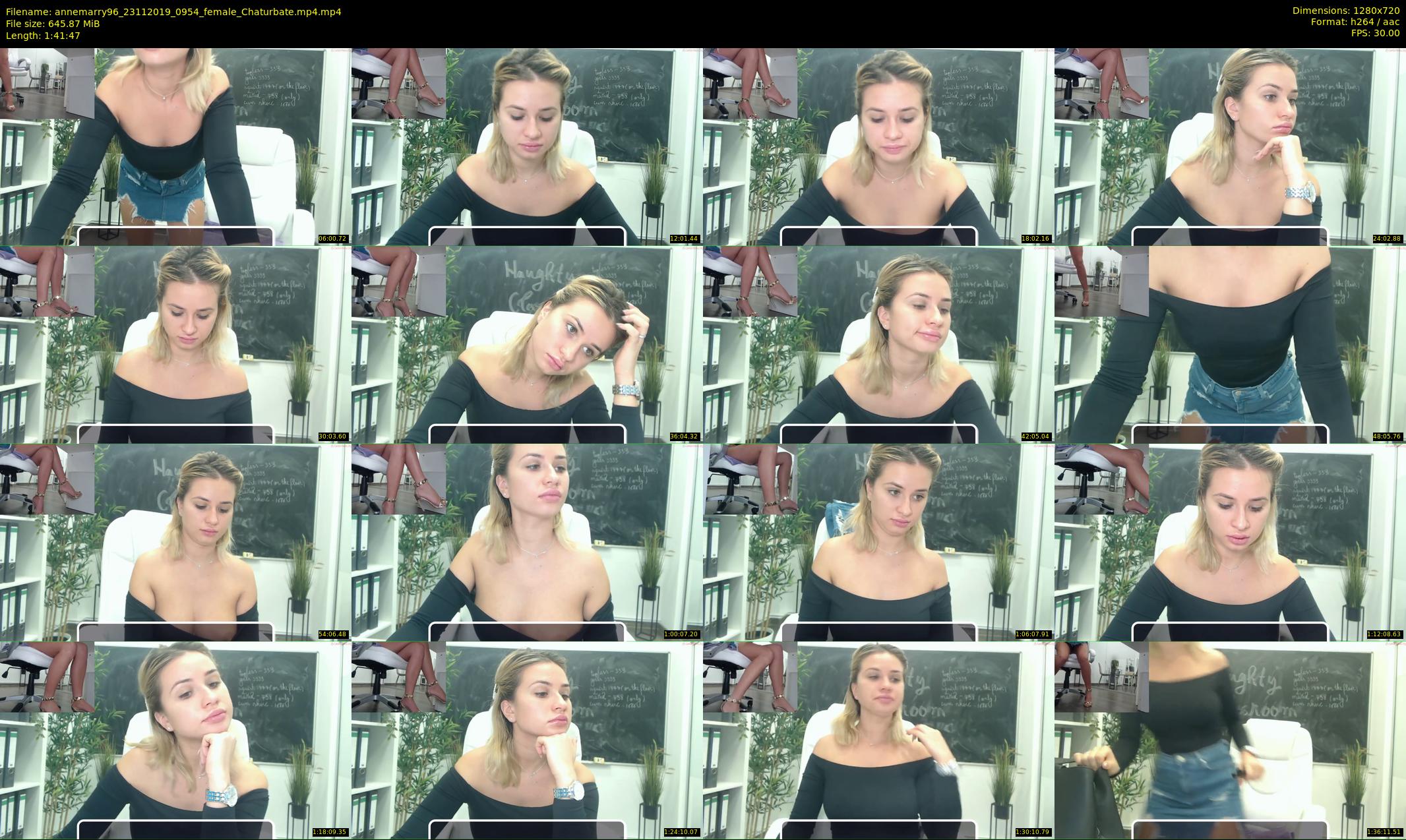 annemarry96 — 102 minute Chaturbate female cam show recording, 720p, Nov 23, 2019