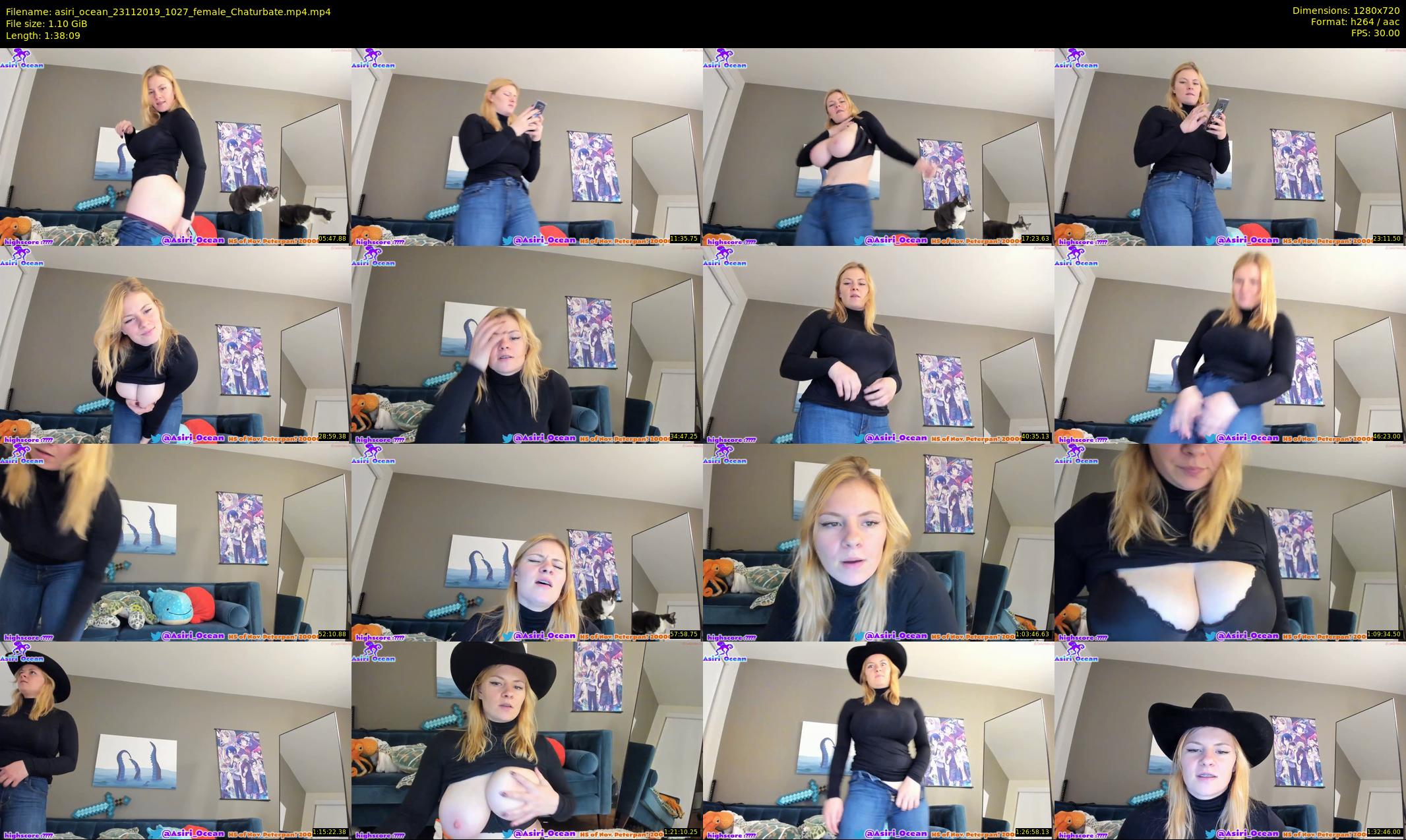 asiri_ocean — 99 minute Chaturbate female cam show recording, 720p, Nov 23, 2019