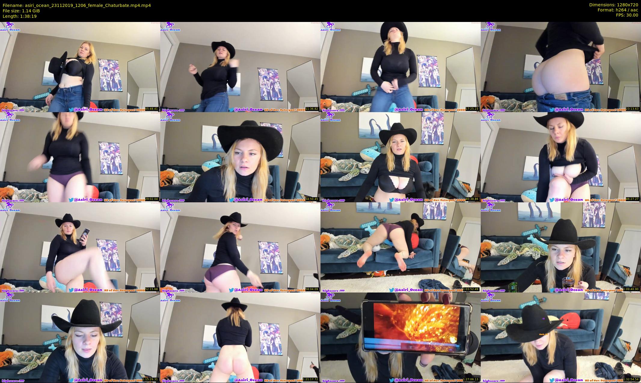 asiri_ocean — 99 minute Chaturbate female cam show recording, 720p, Nov 23, 2019