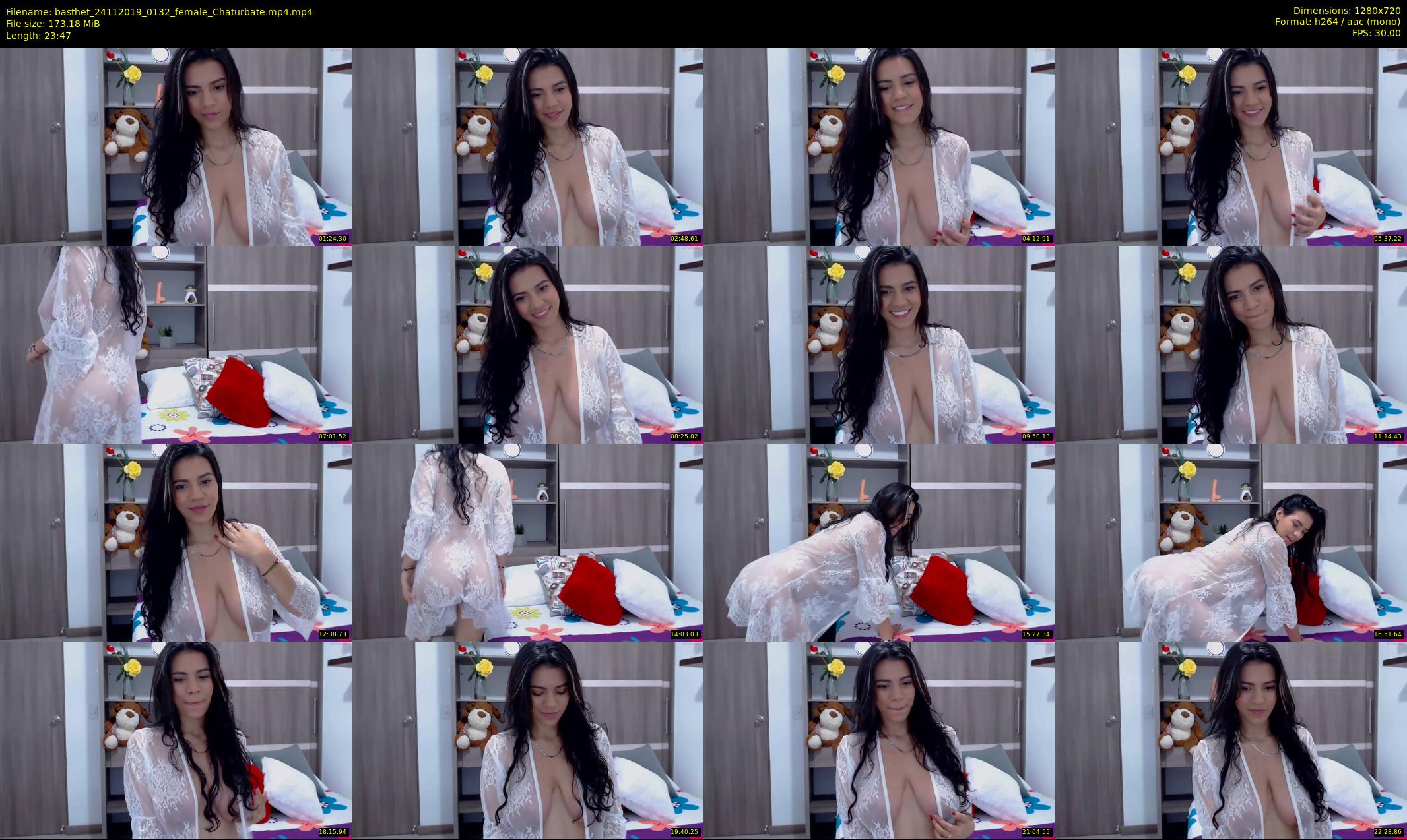 basthet — 24 minute Chaturbate female cam show recording, 720p, Nov 24, 2019