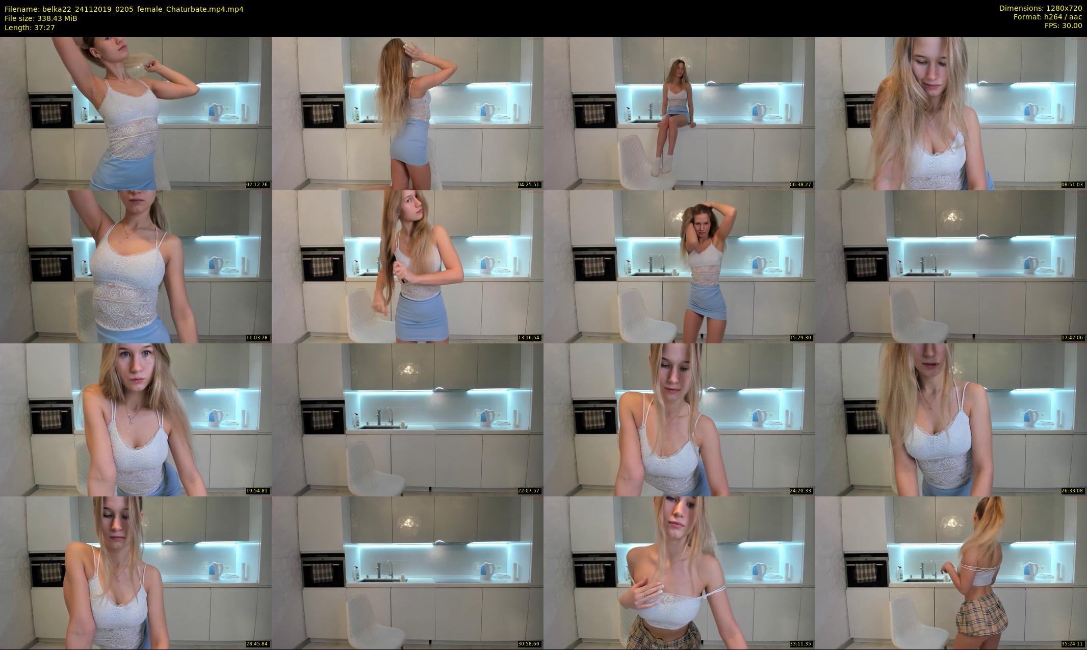 belka22 — 38 minute Chaturbate female cam show recording, 720p, Nov 24, 2019