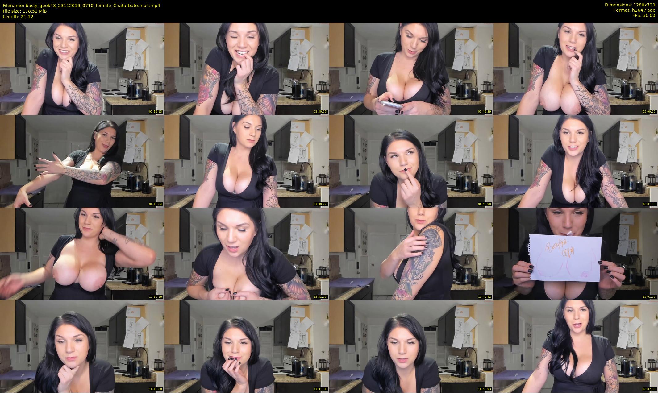 busty_geek48 — 22 minute Chaturbate female cam show recording, 720p, Nov 23, 2019