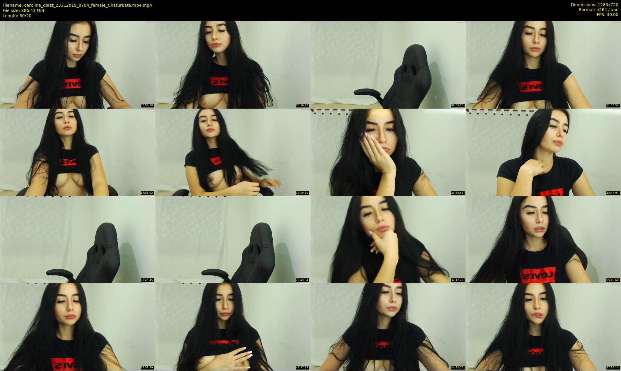 caroline_diazz — 51 minute Chaturbate female cam show recording, 720p, Nov 23, 2019