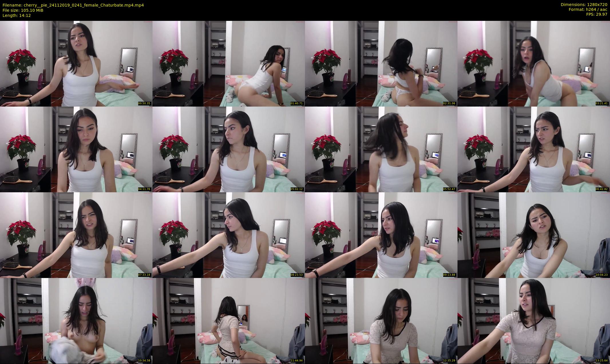 cherry__pie — 15 minute Chaturbate female cam show recording, 720p, Nov 24, 2019