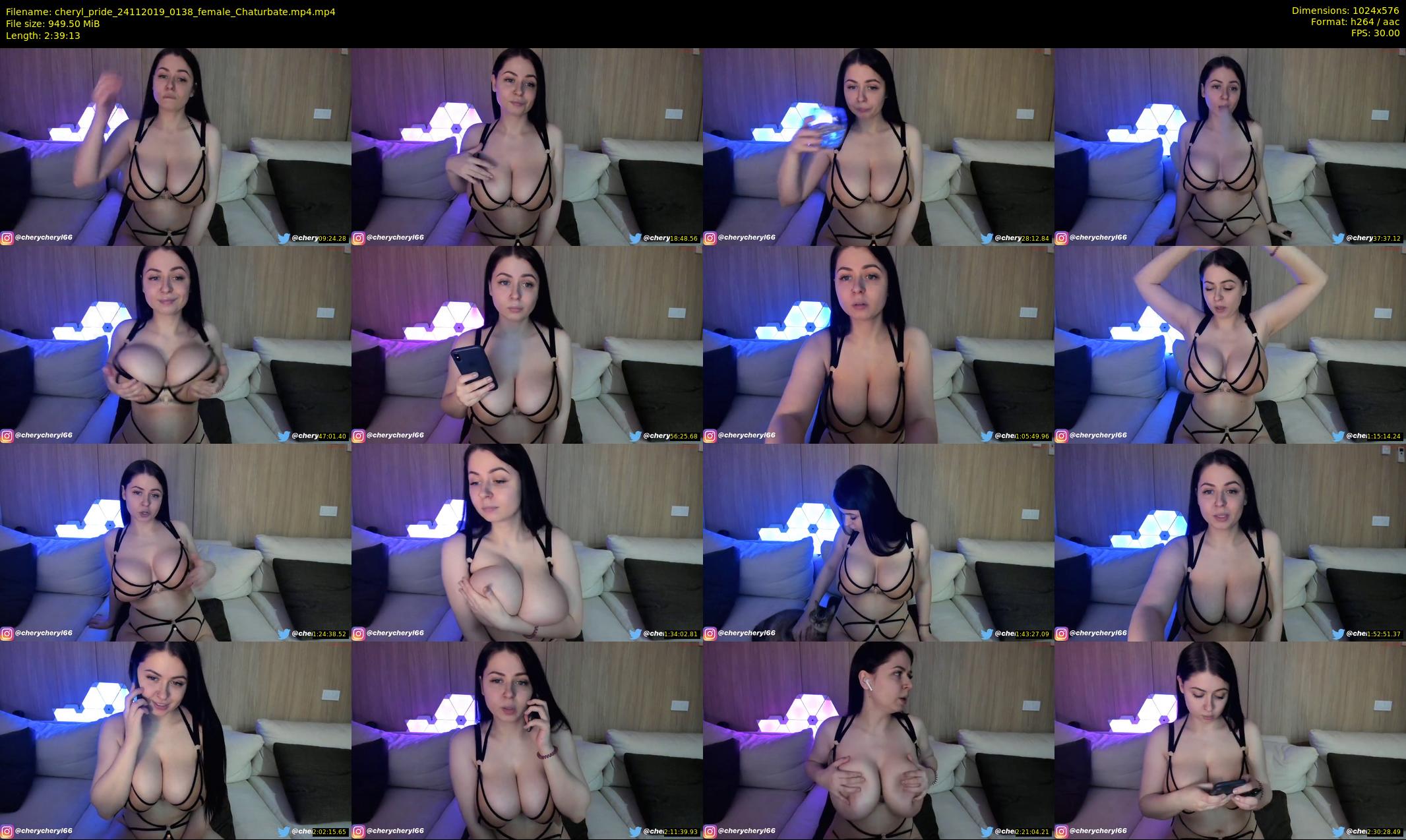 cheryl_pride — 160 minute Chaturbate female cam show recording, 480p, Nov 24, 2019