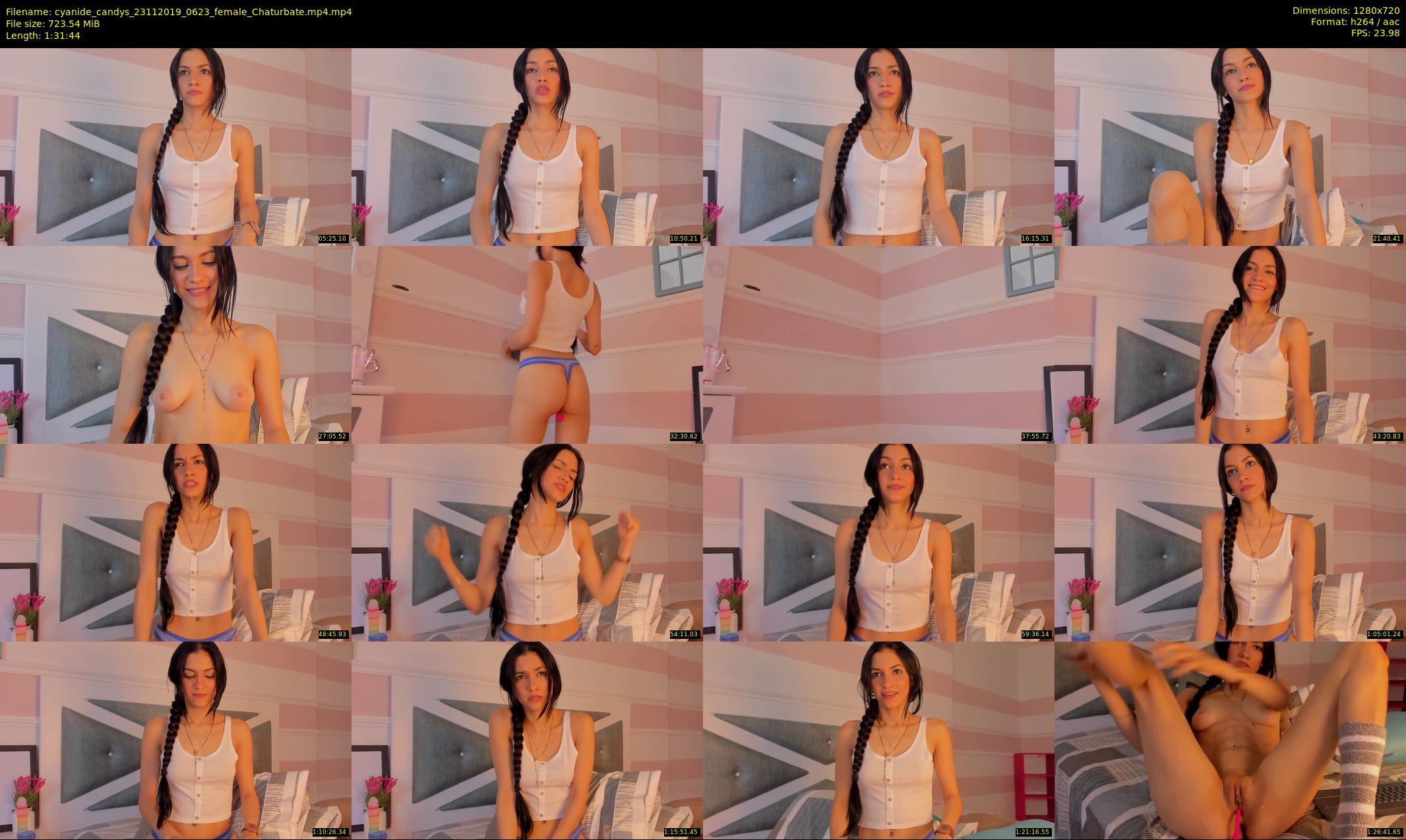 cyanide_candys — 92 minute Chaturbate female cam show recording, 720p, Nov 23, 2019