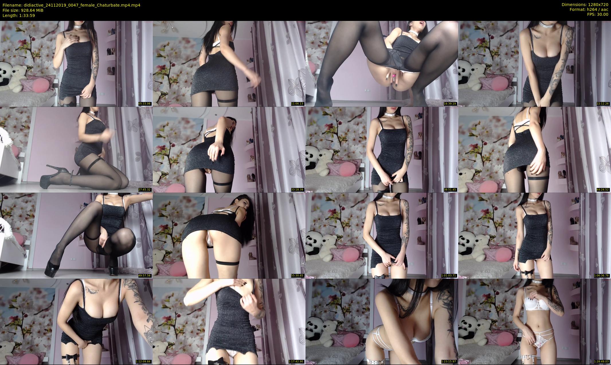 didiactive — 94 minute Chaturbate female cam show recording, 720p, Nov 24, 2019