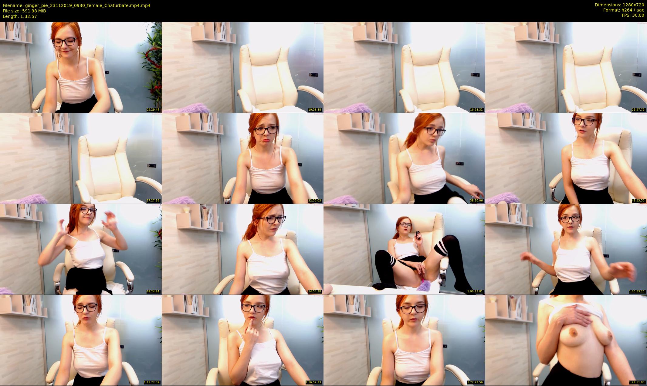 ginger_pie — 93 minute Chaturbate female cam show recording, 720p, Nov 23, 2019