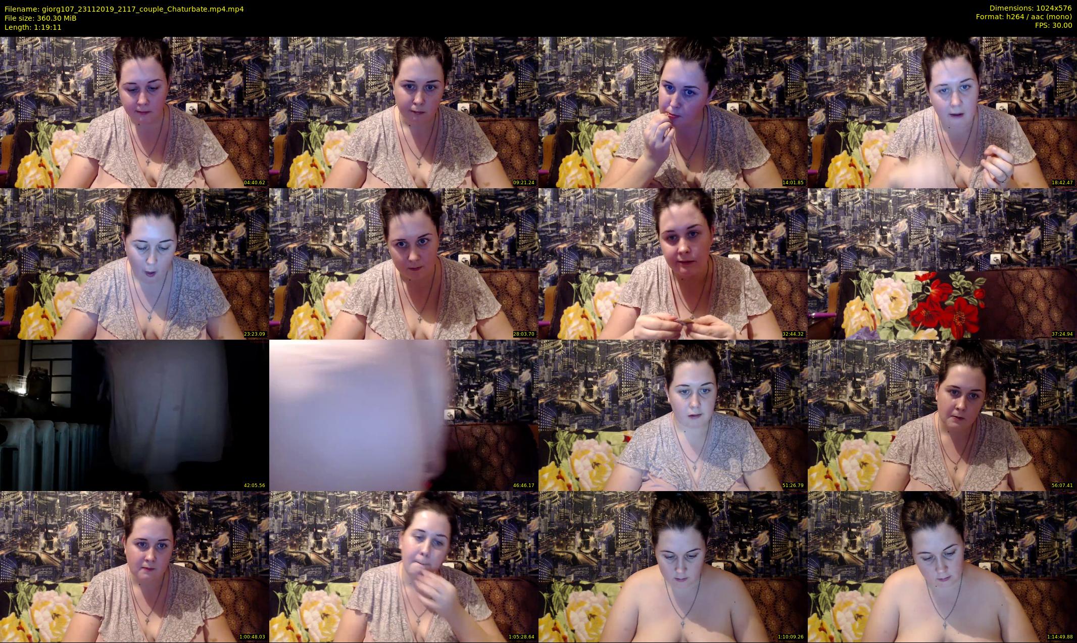 giorg107 — 80 minute Chaturbate couple cam show recording, 480p, Nov 23, 2019
