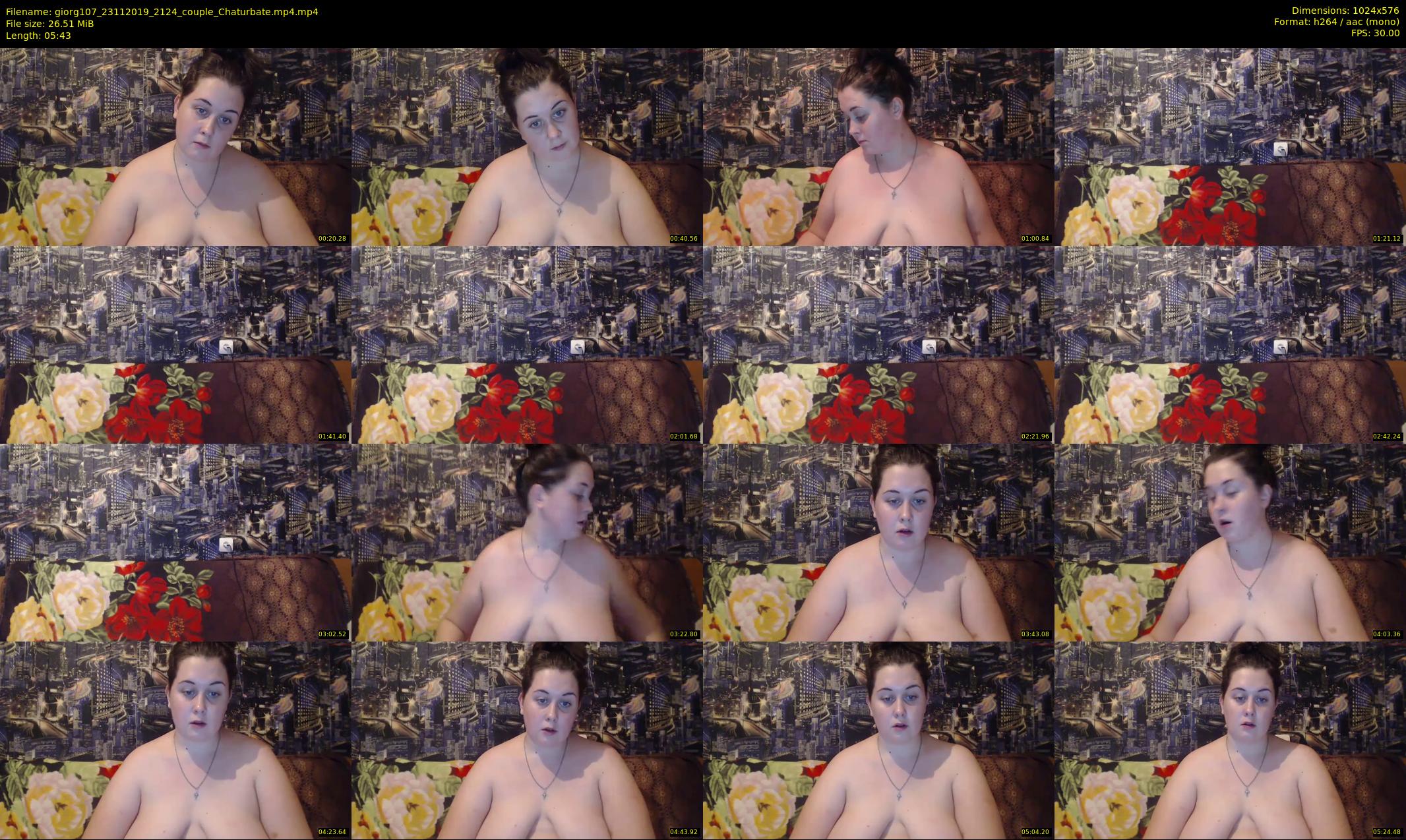 giorg107 — 6 minute Chaturbate couple cam show recording, 480p, Nov 23, 2019