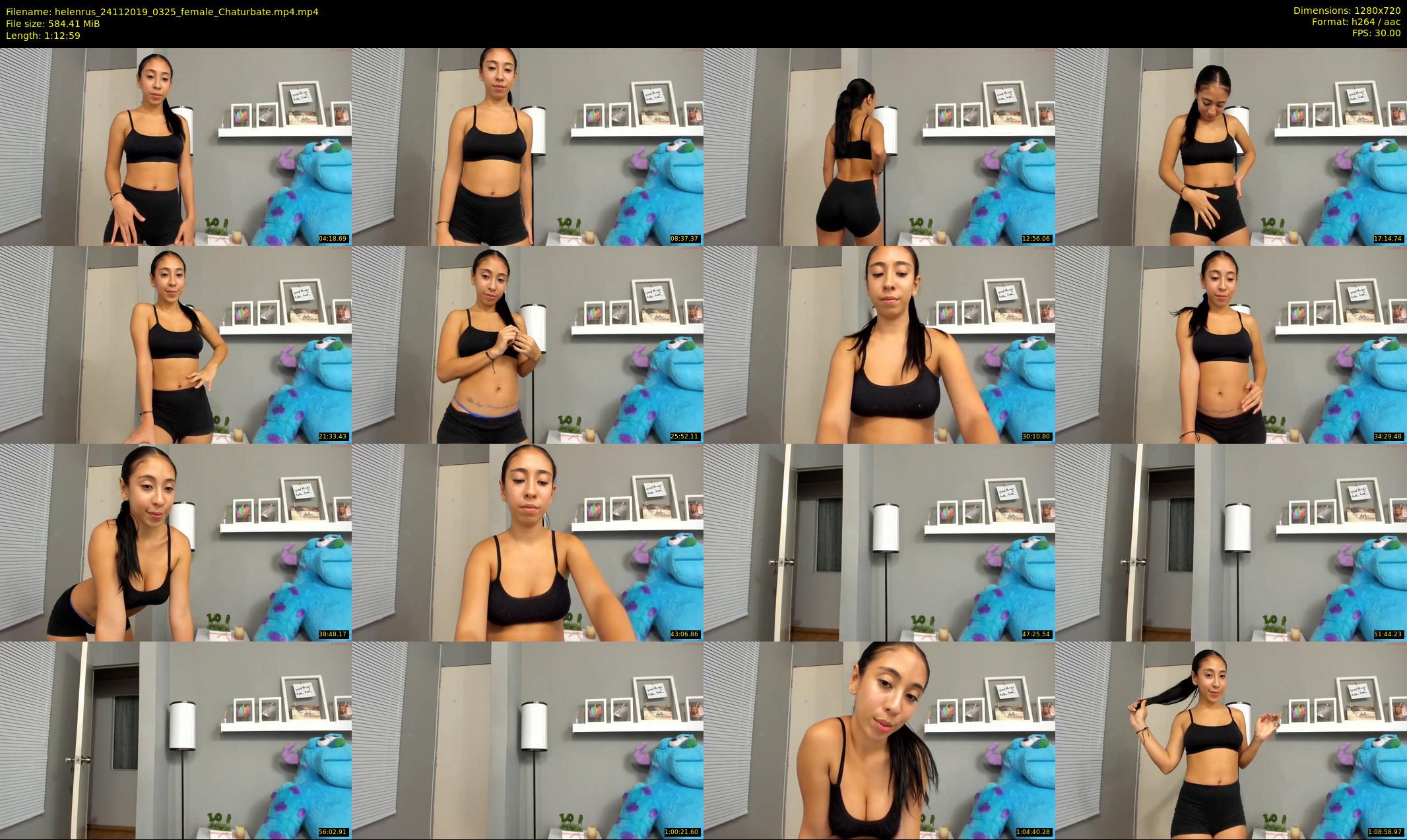 helenrus — 73 minute Chaturbate female cam show recording, 720p, Nov 24, 2019