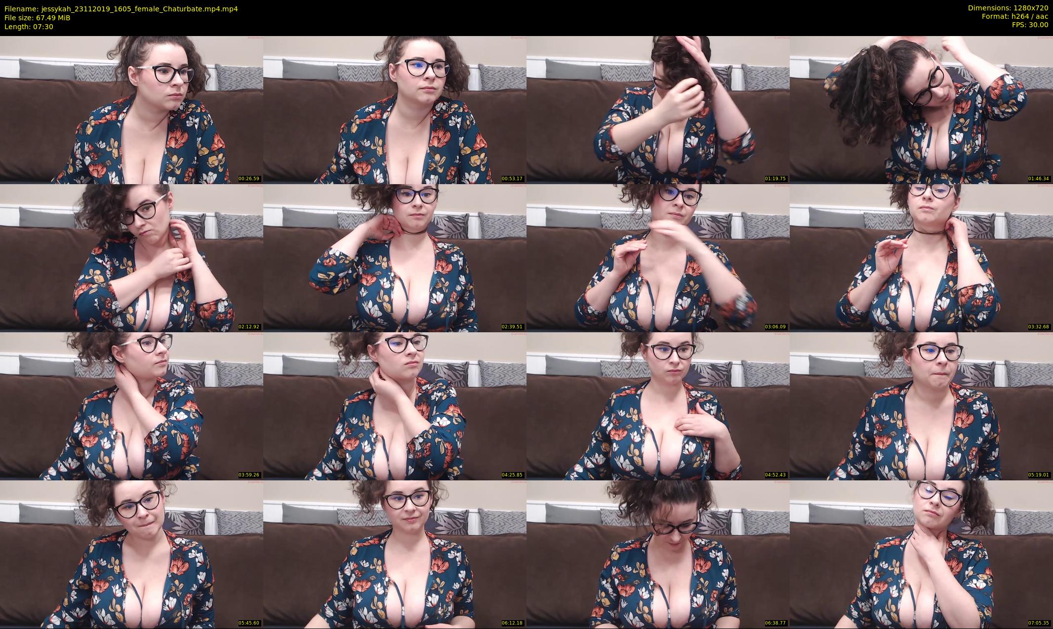 jessykah — 8 minute Chaturbate female cam show recording, 720p, Nov 23, 2019