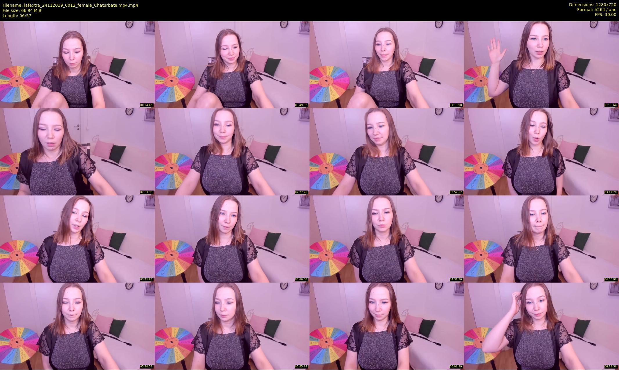 lafextra — 7 minute Chaturbate female cam show recording, 720p, Nov 24, 2019