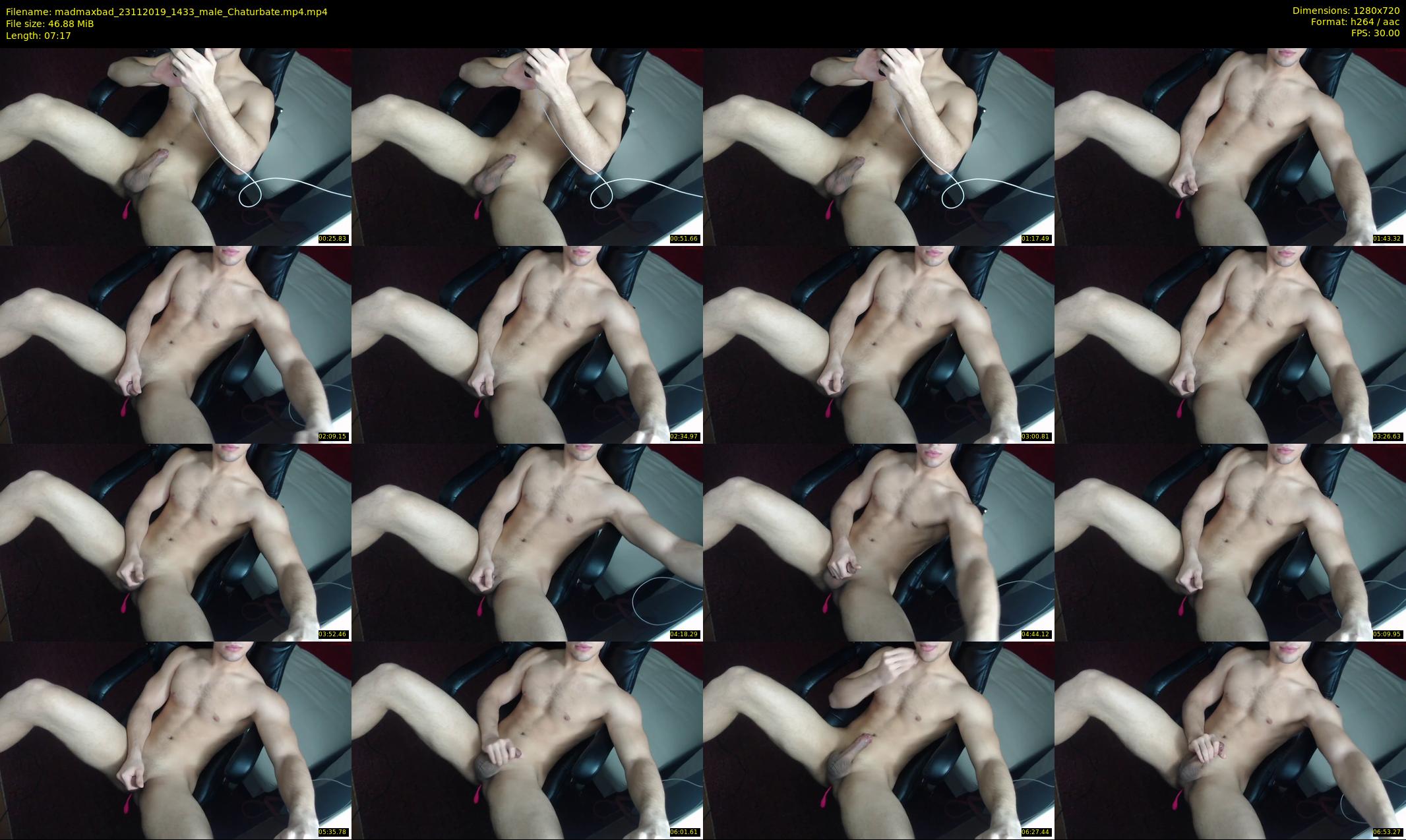 madmaxbad — 8 minute Chaturbate male cam show recording, 720p, Nov 23, 2019
