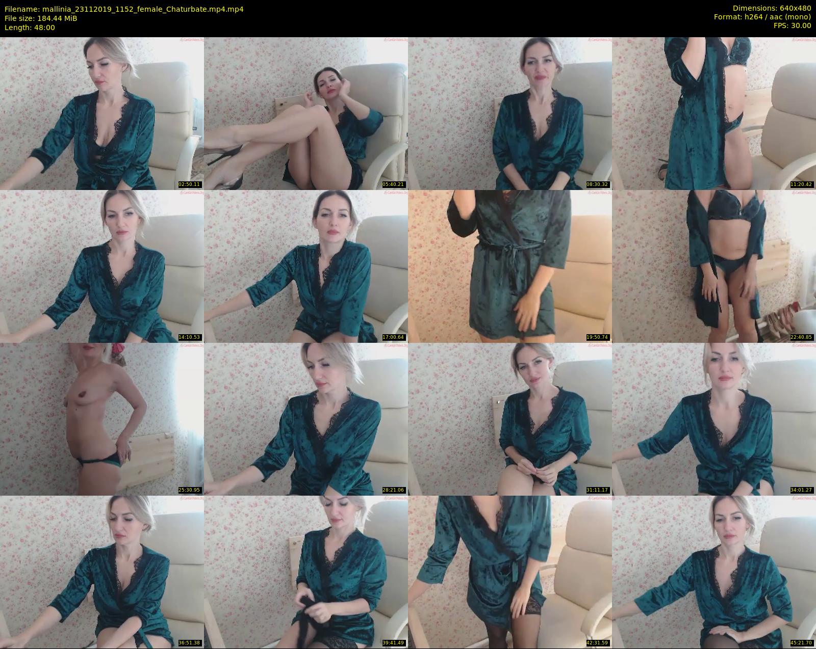 mallinia — 48 minute Chaturbate female cam show recording, 480p, Nov 23, 2019