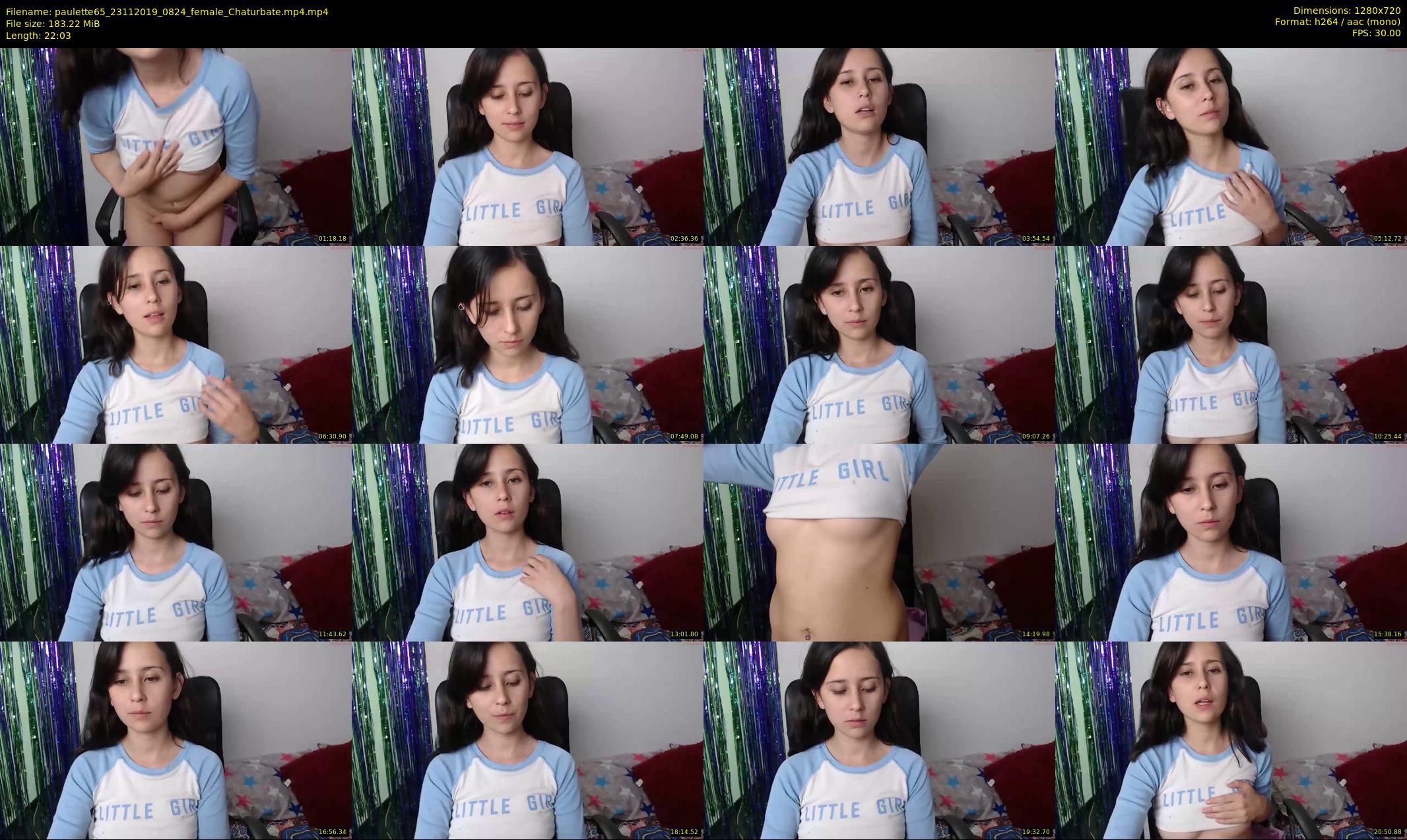 paulette65 — 23 minute Chaturbate female cam show recording, 720p, Nov 23, 2019