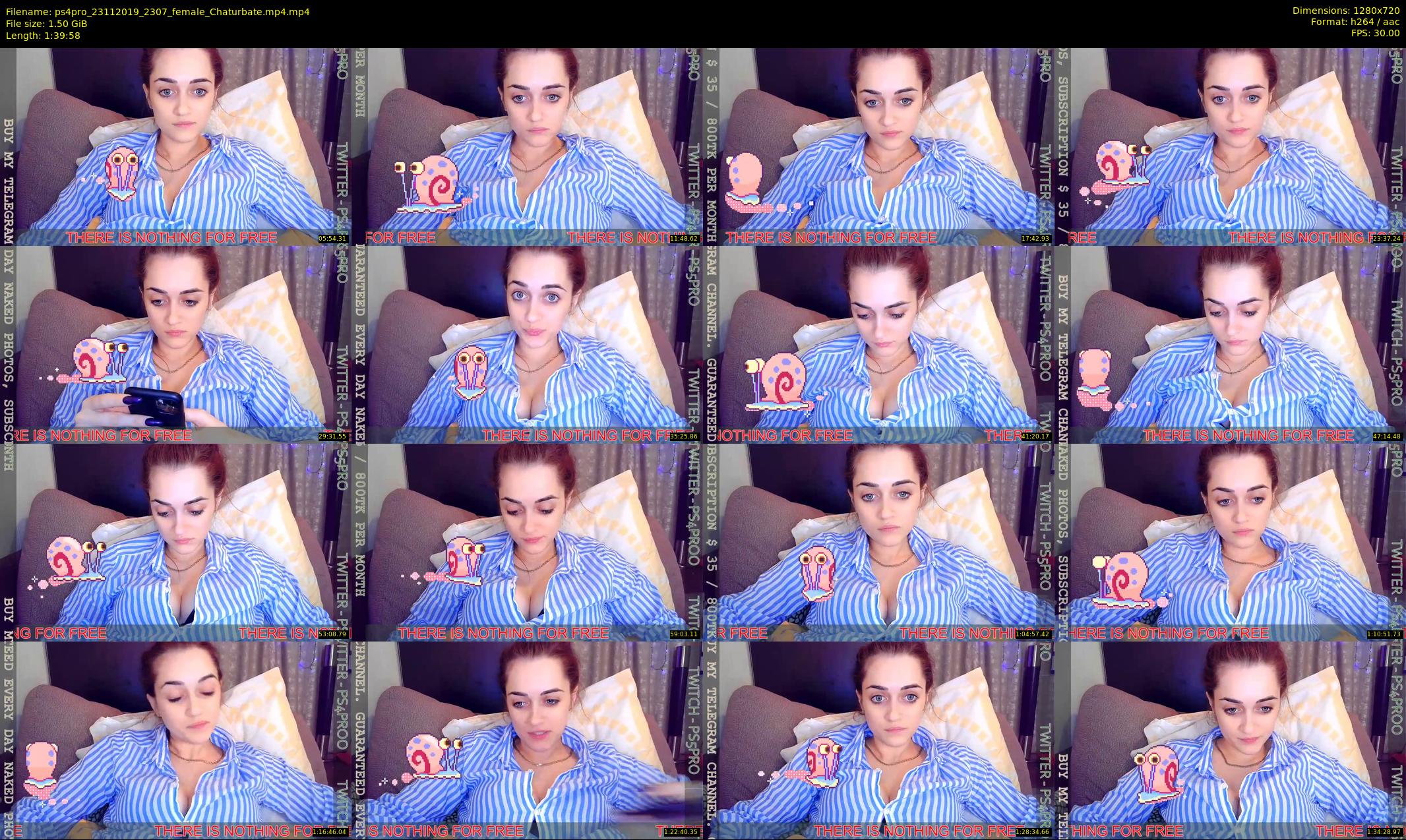 ps4pro — 100 minute Chaturbate female cam show recording, 720p, Nov 23, 2019