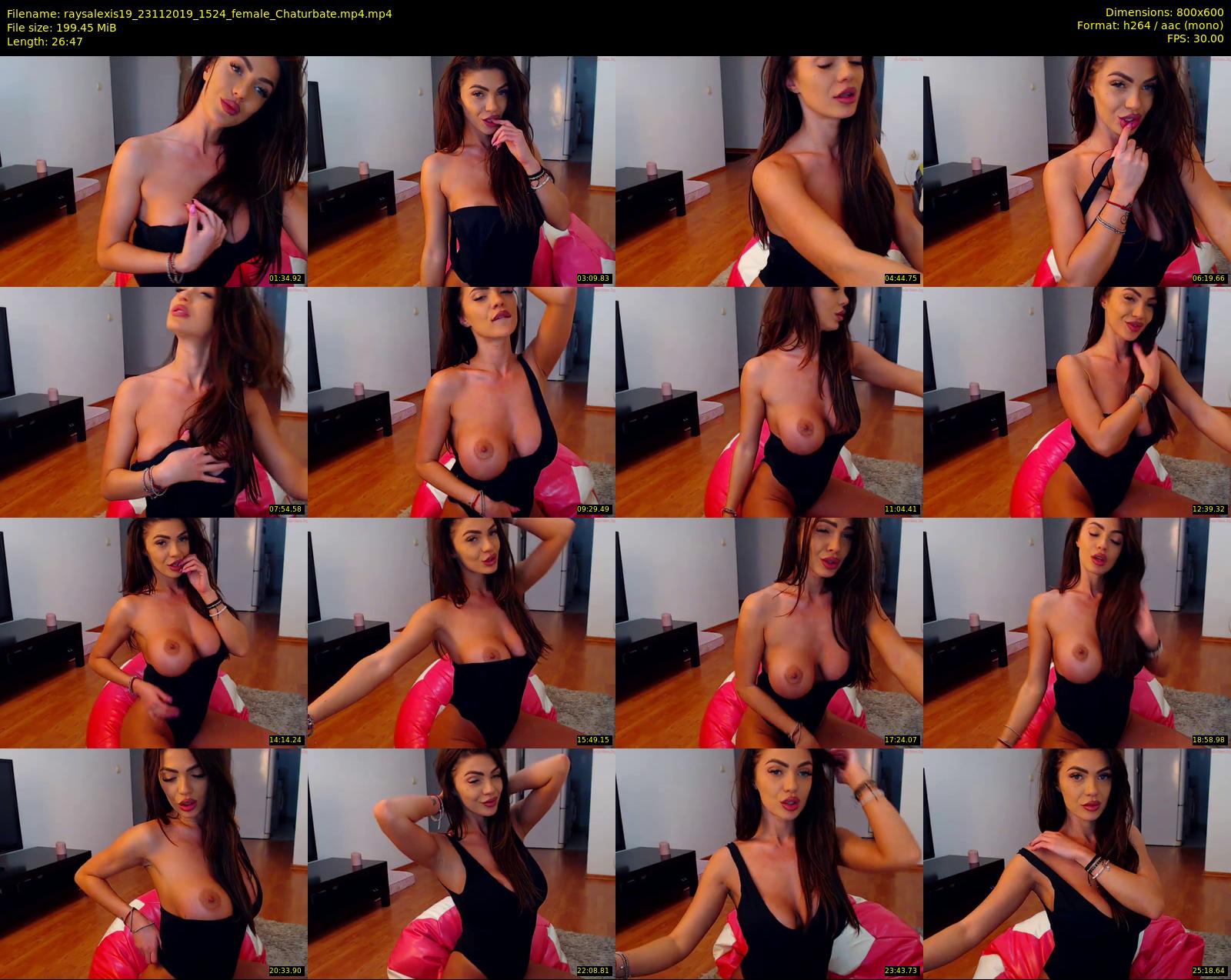 raysalexis19 — 27 minute Chaturbate female cam show recording, 480p, Nov 23, 2019