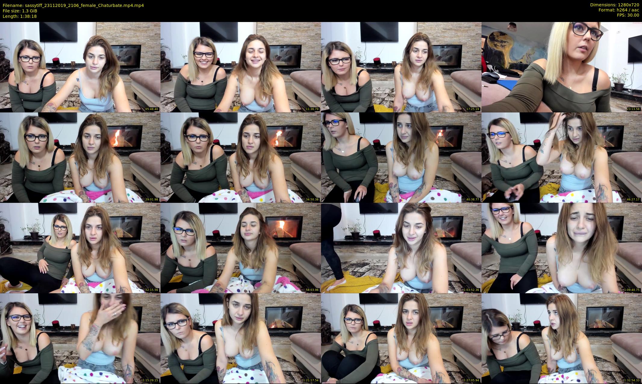 sassytiff — 99 minute Chaturbate couple cam show recording, 720p, Nov 23, 2019