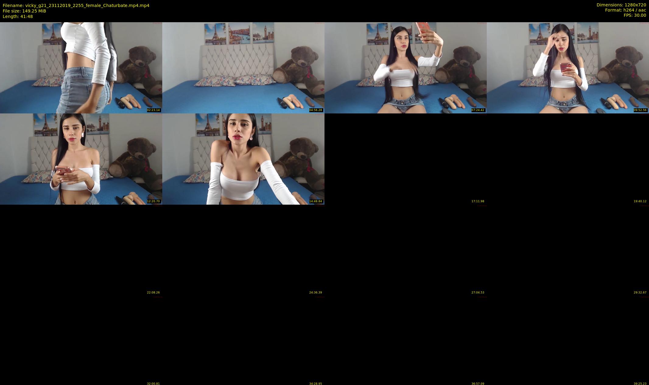vicky_g21 — 42 minute Chaturbate female cam show recording, 720p, Nov 23, 2019