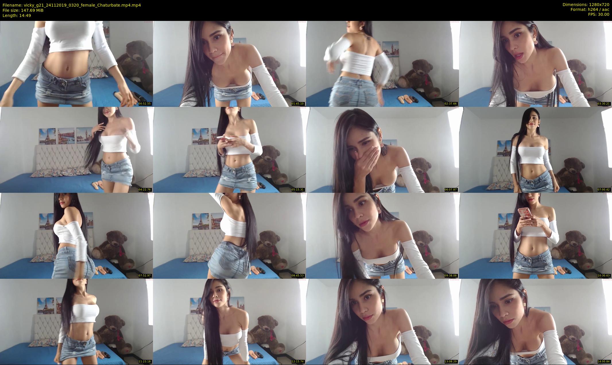 vicky_g21 — 15 minute Chaturbate female cam show recording, 720p, Nov 24, 2019