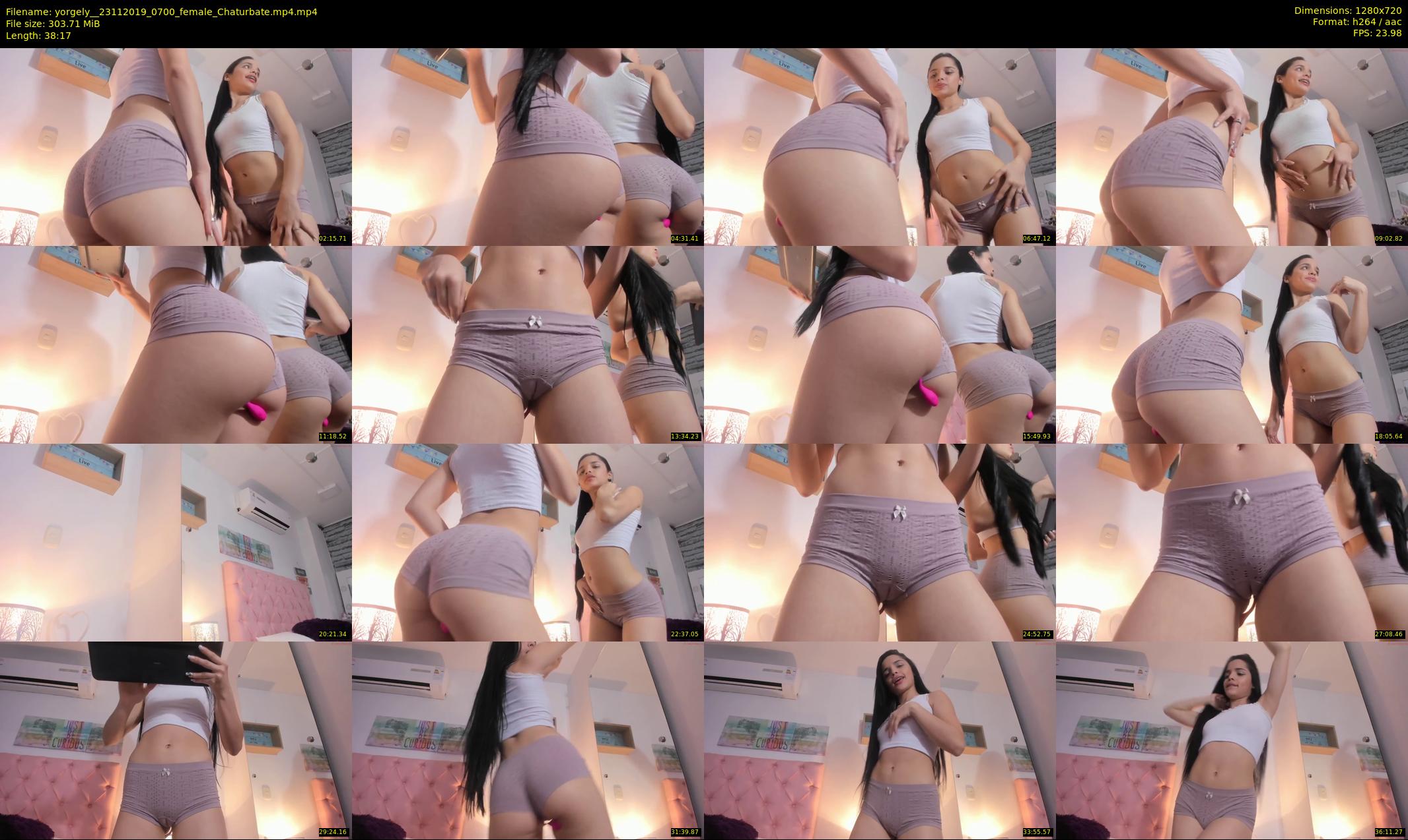yorgely_ — 39 minute Chaturbate female cam show recording, 720p, Nov 23, 2019