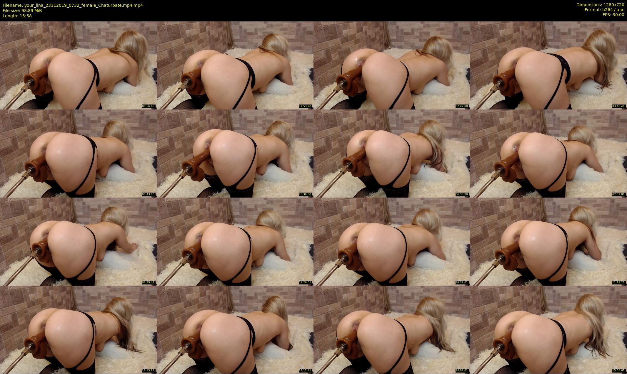your_lina — 16 minute Chaturbate female cam show recording, 720p, Nov 23, 2019