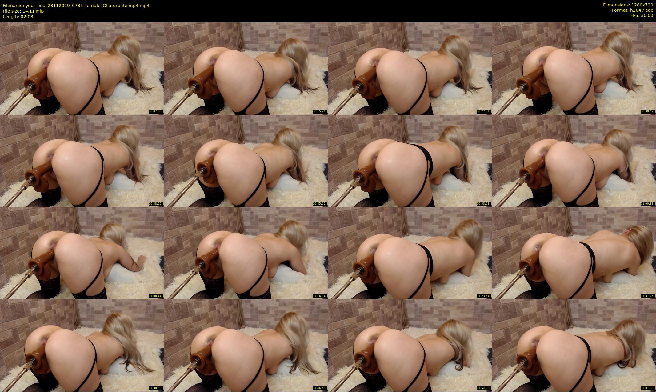your_lina — 3 minute Chaturbate female cam show recording, 720p, Nov 23, 2019