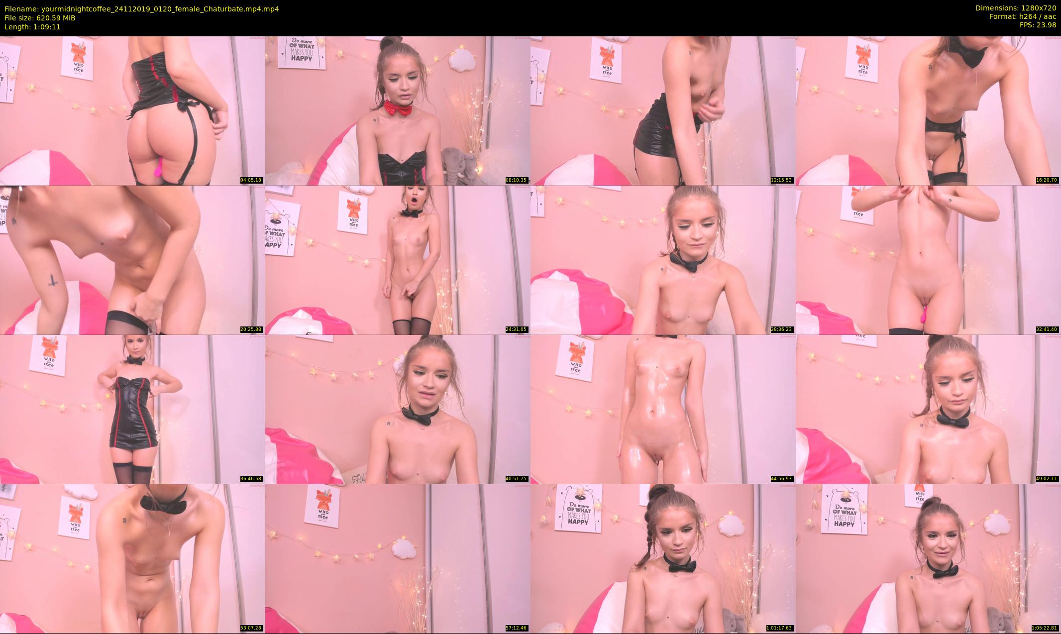 yourmidnightcoffee — 70 minute Chaturbate female cam show recording, 720p, Nov 24, 2019