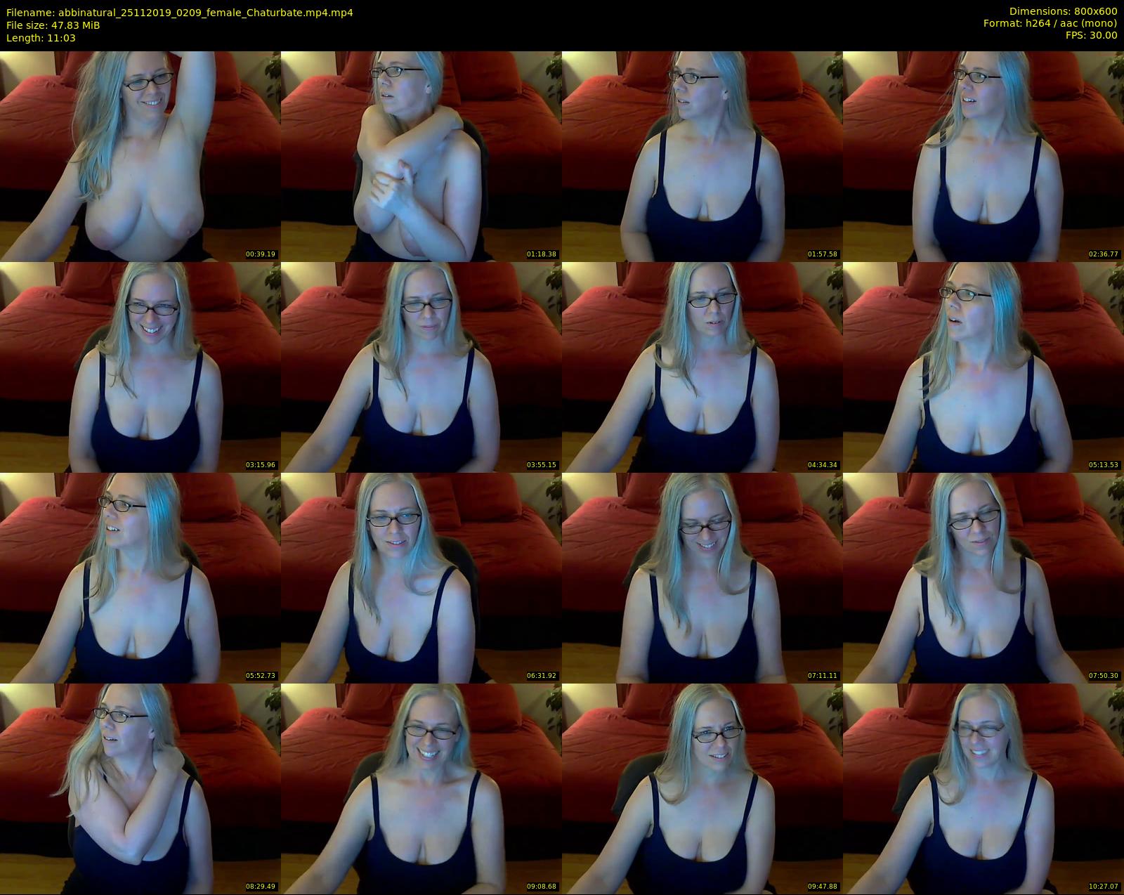 abbinatural — 12 minute Chaturbate female cam show recording, 480p, Nov 25, 2019