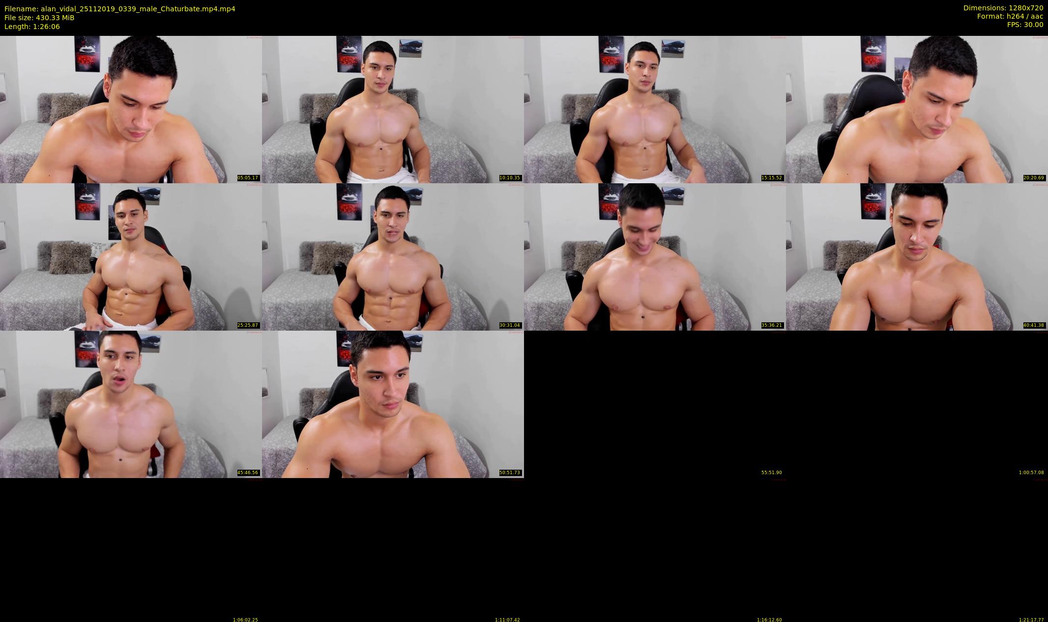 alan_vidal — 87 minute Chaturbate male cam show recording, 720p, Nov 25, 2019