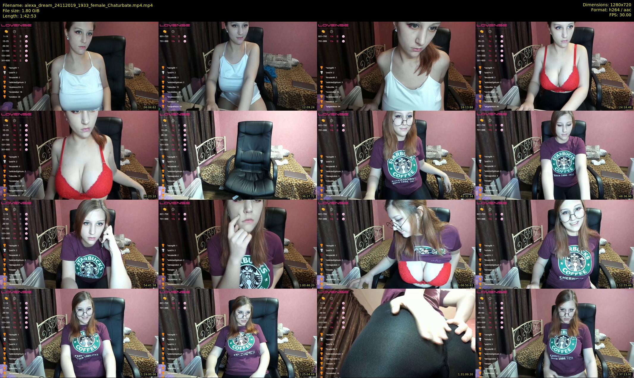 alexa_dream — 103 minute Chaturbate female cam show recording, 720p, Nov 24, 2019