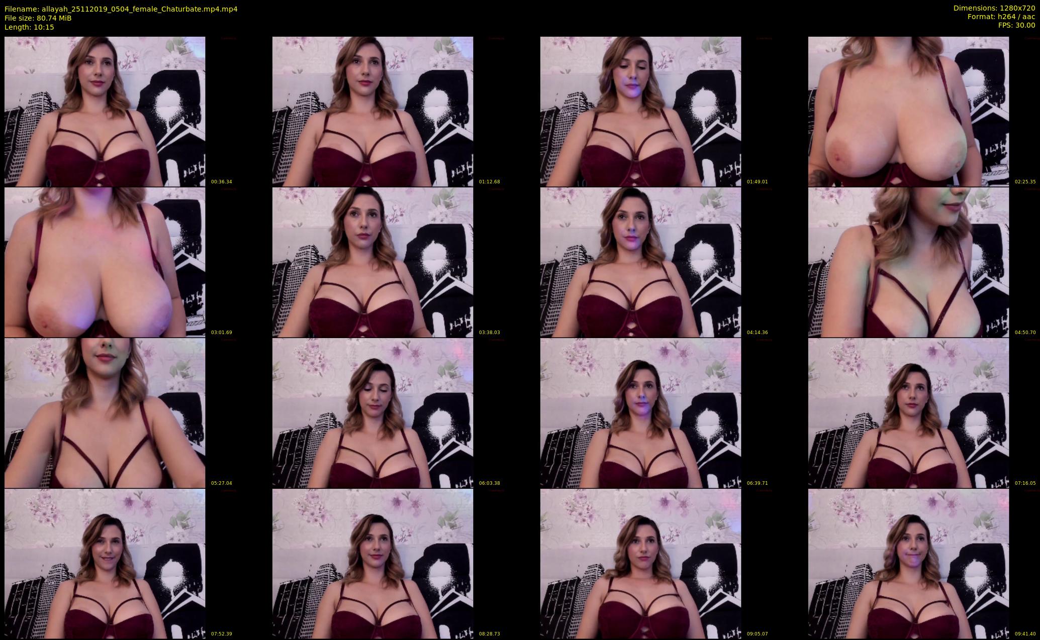 allayah — 11 minute Chaturbate female cam show recording, 720p, Nov 25, 2019