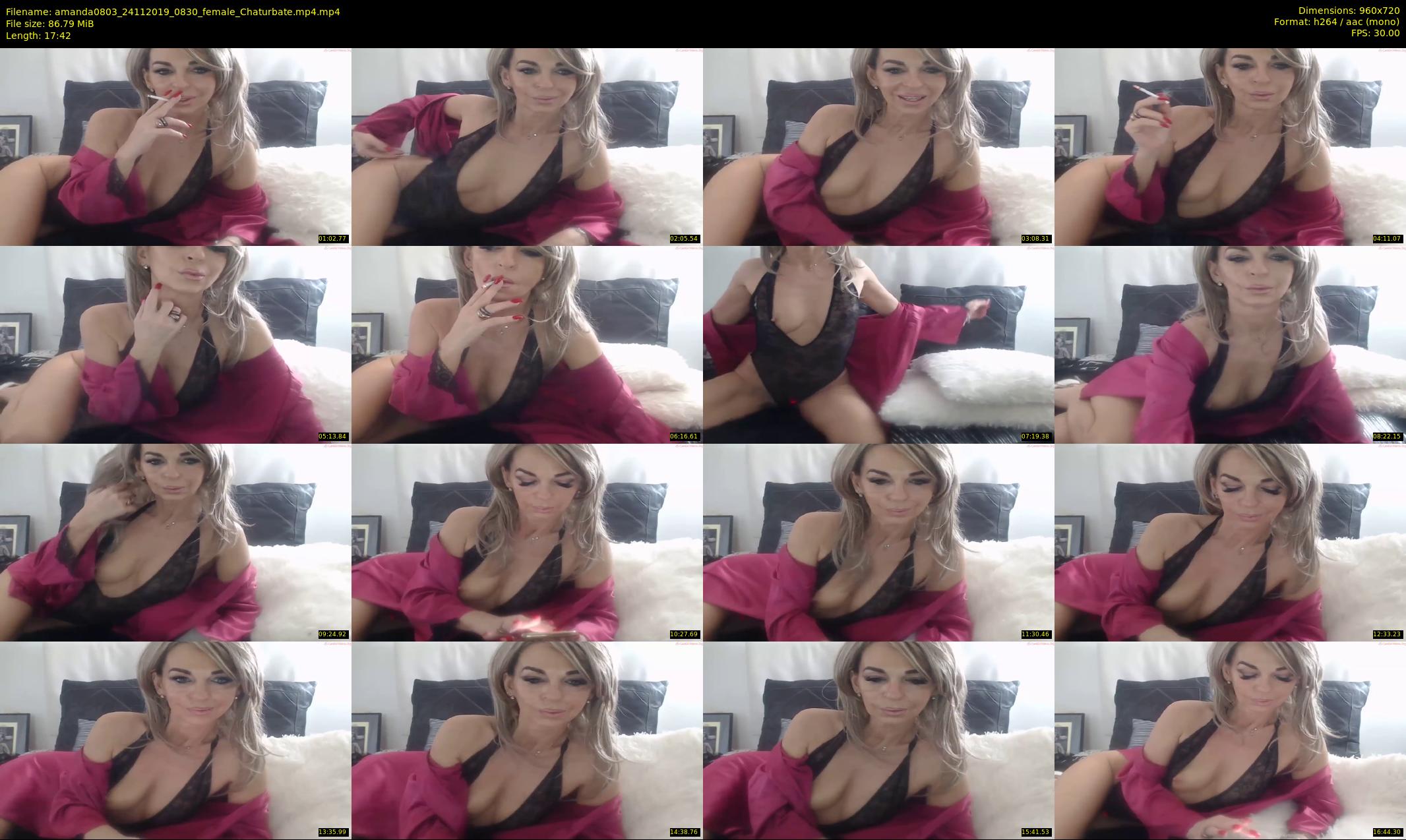 amanda0803 — 18 minute Chaturbate female cam show recording, 720p, Nov 24, 2019