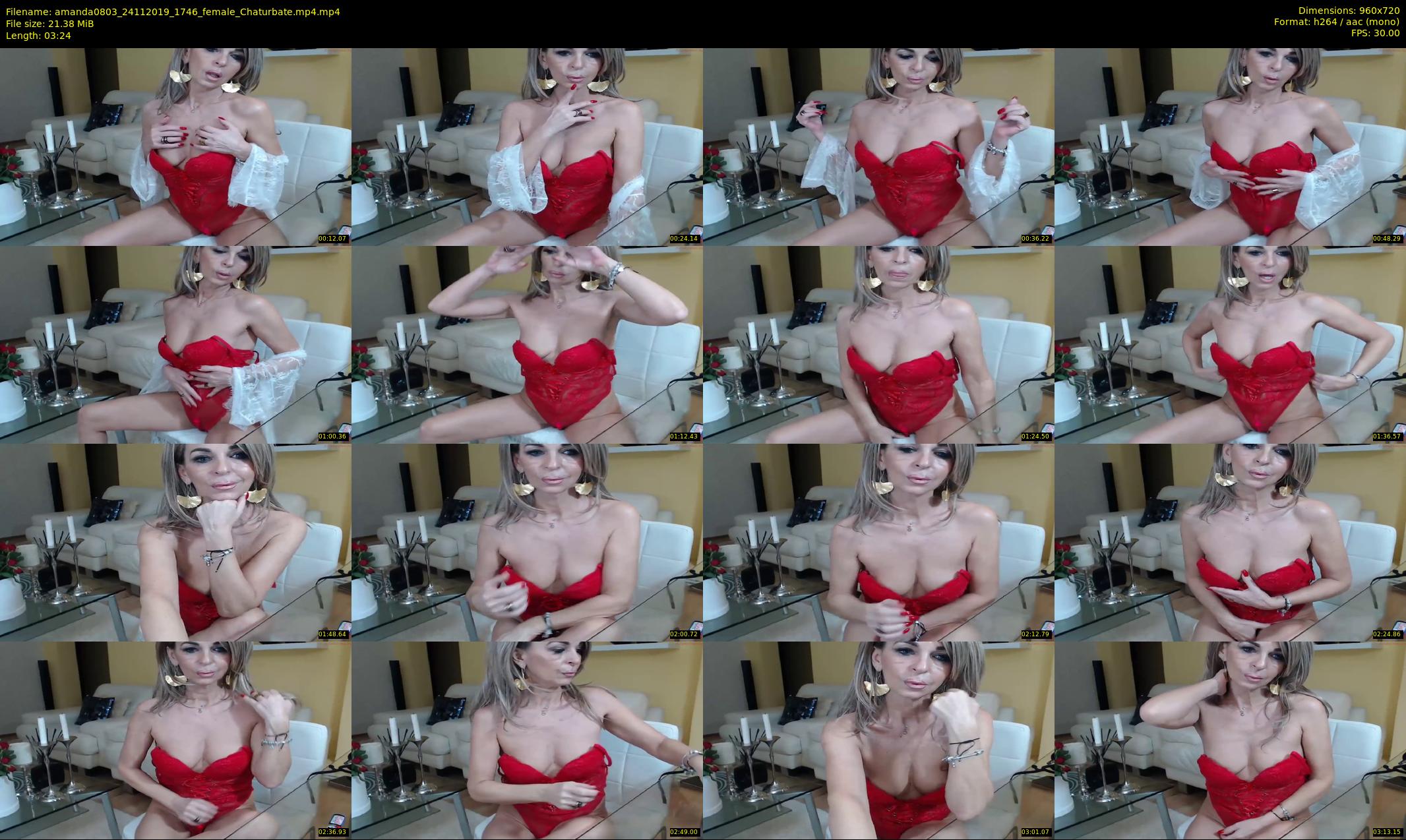 amanda0803 — 4 minute Chaturbate female cam show recording, 720p, Nov 24, 2019