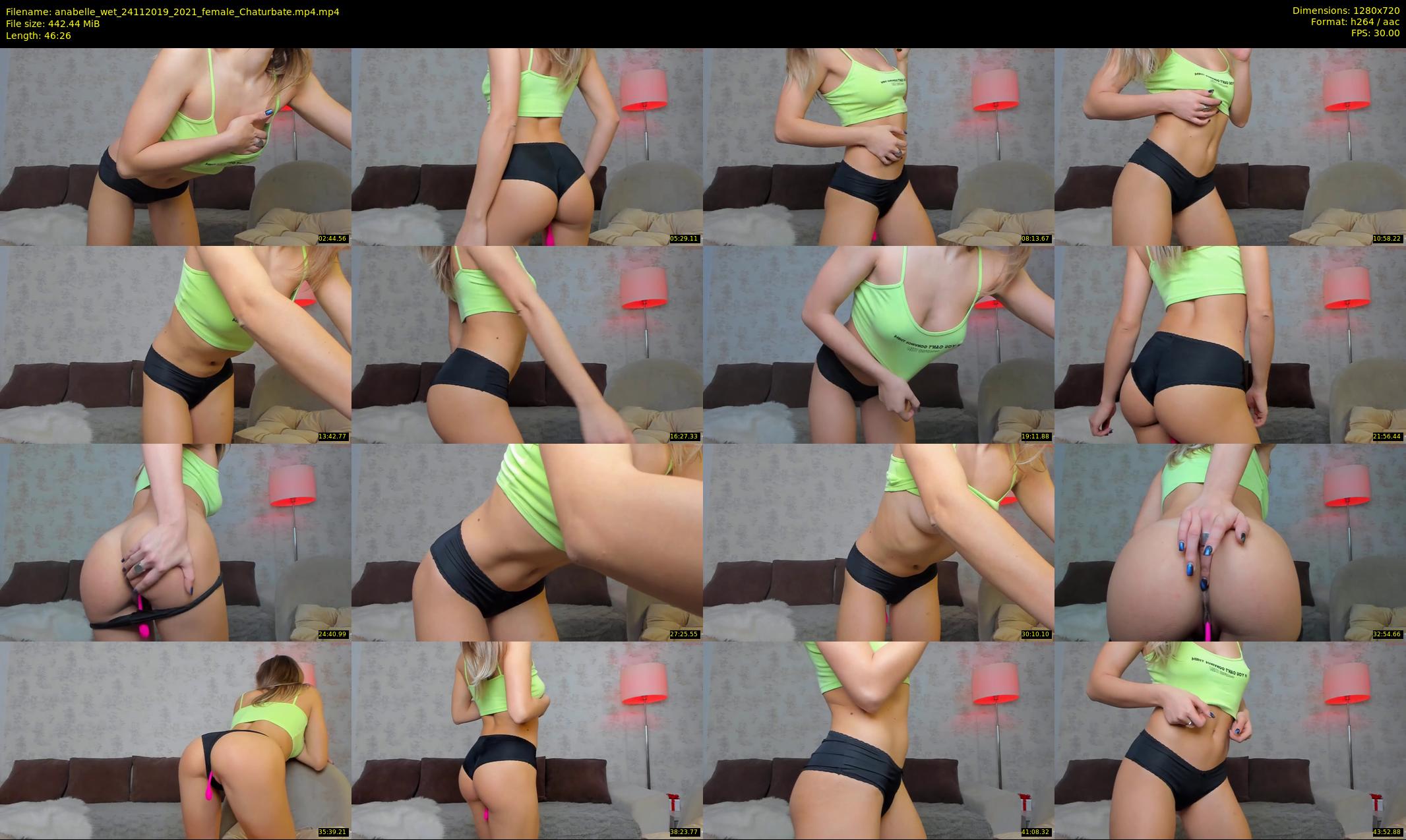 anabelle_wet — 47 minute Chaturbate female cam show recording, 720p, Nov 24, 2019