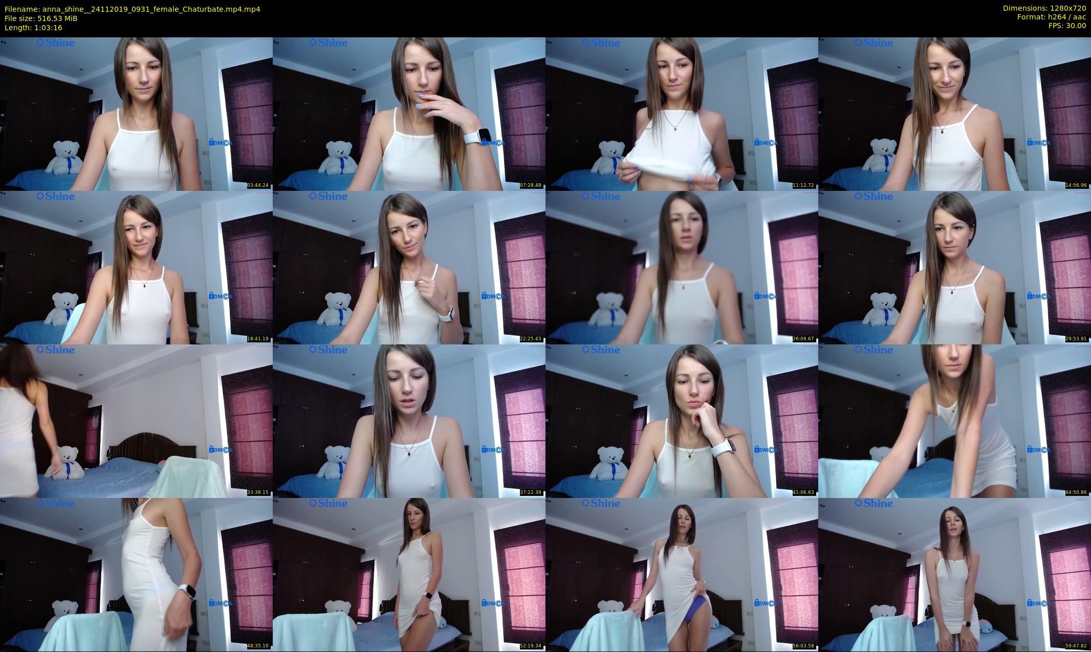 anna_shine_ — 64 minute Chaturbate female cam show recording, 720p, Nov 24, 2019