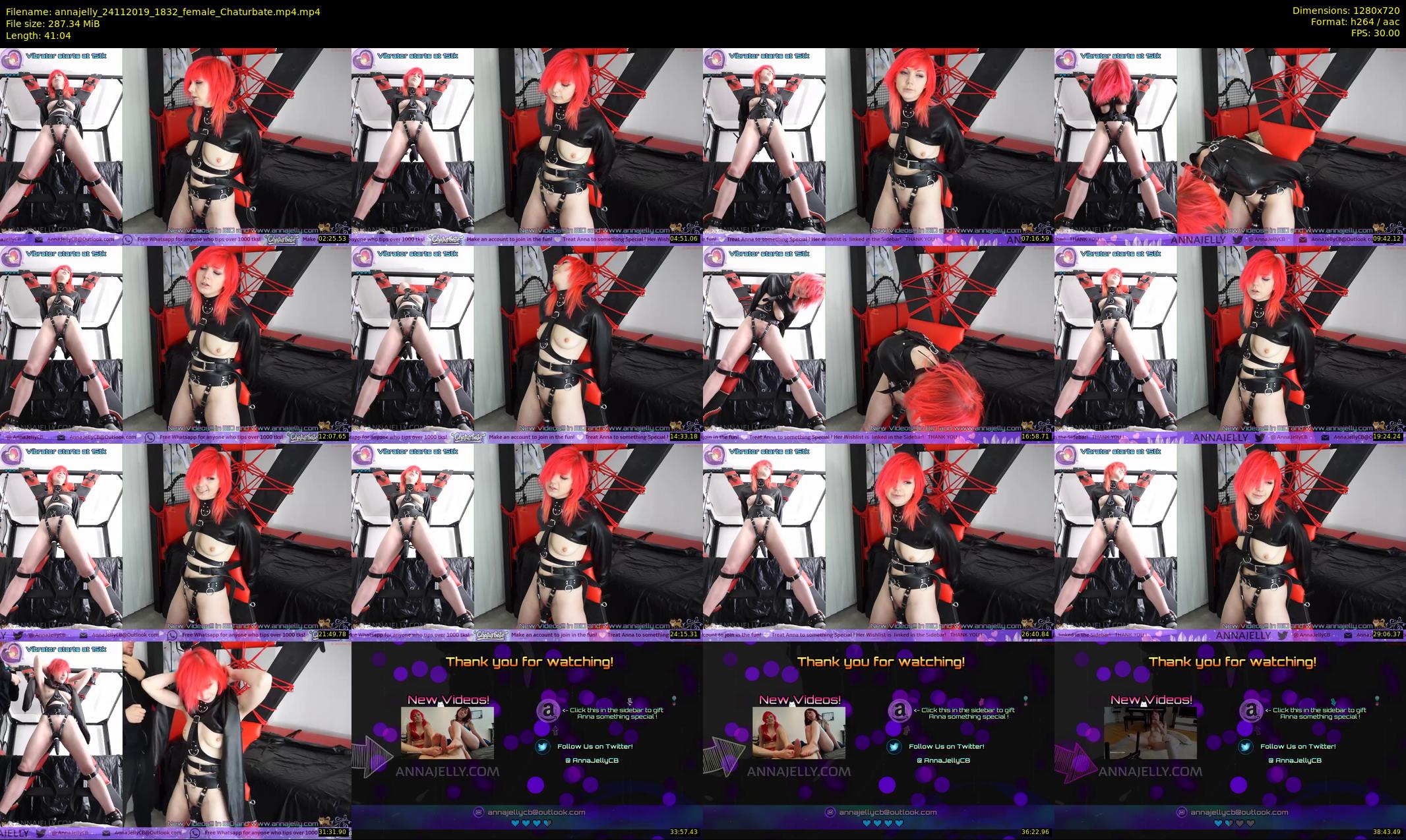 annajelly — 42 minute Chaturbate couple cam show recording, 720p, Nov 24, 2019