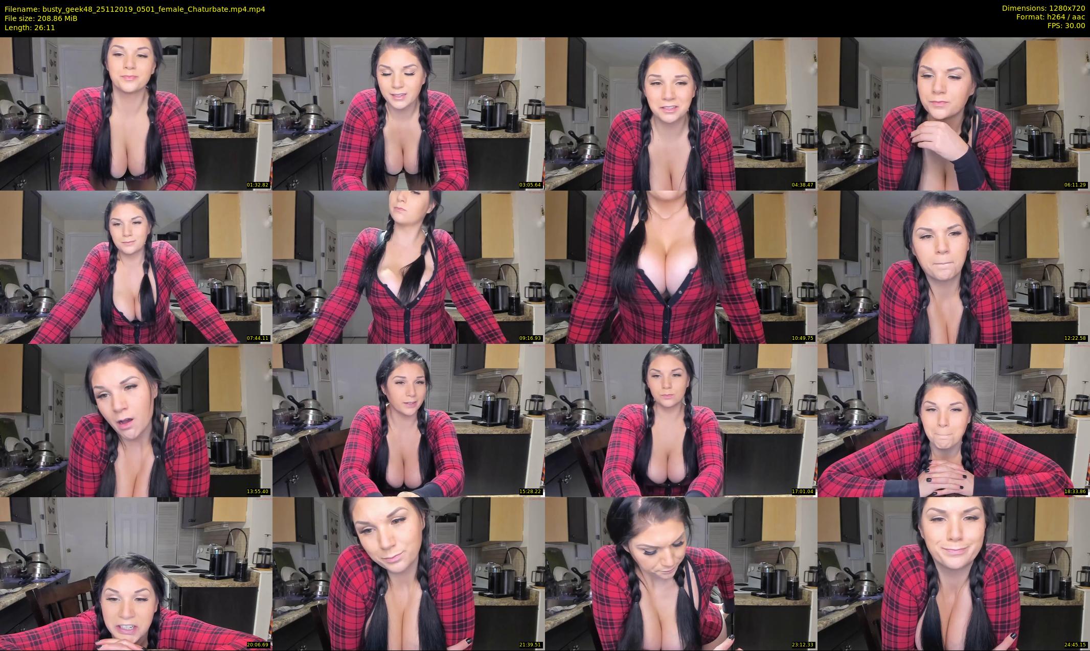 busty_geek48 — 27 minute Chaturbate female cam show recording, 720p, Nov 25, 2019