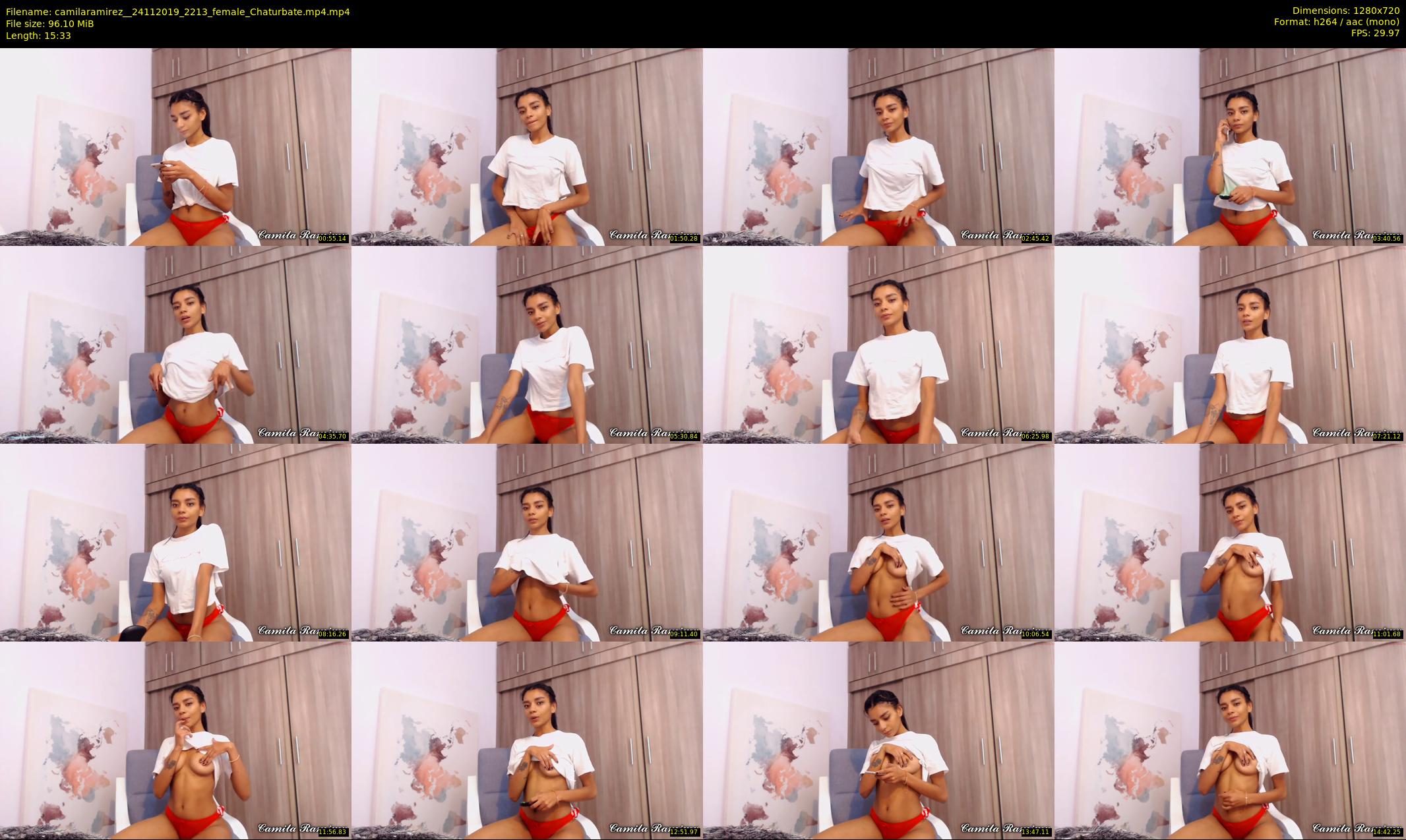 camilaramirez_ — 16 minute Chaturbate female cam show recording, 720p, Nov 24, 2019