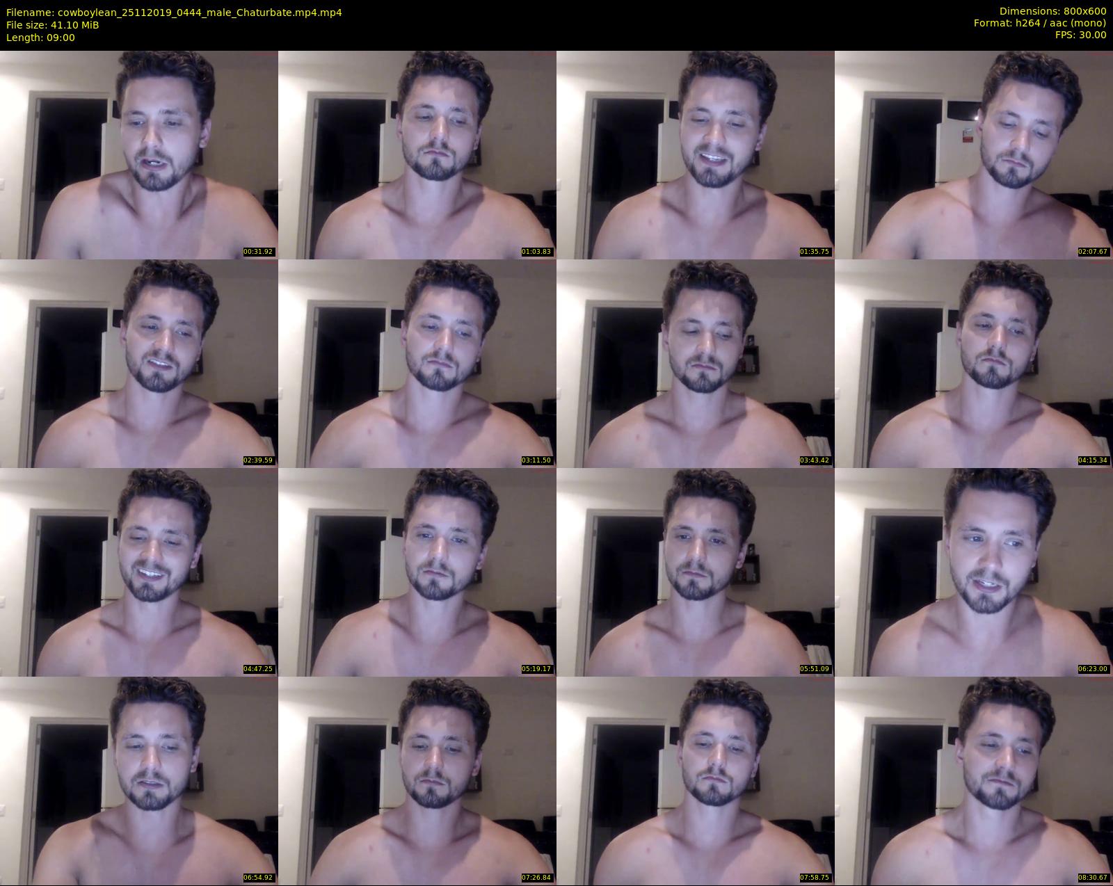 cowboylean — 9 minute Chaturbate male cam show recording, 480p, Nov 25, 2019