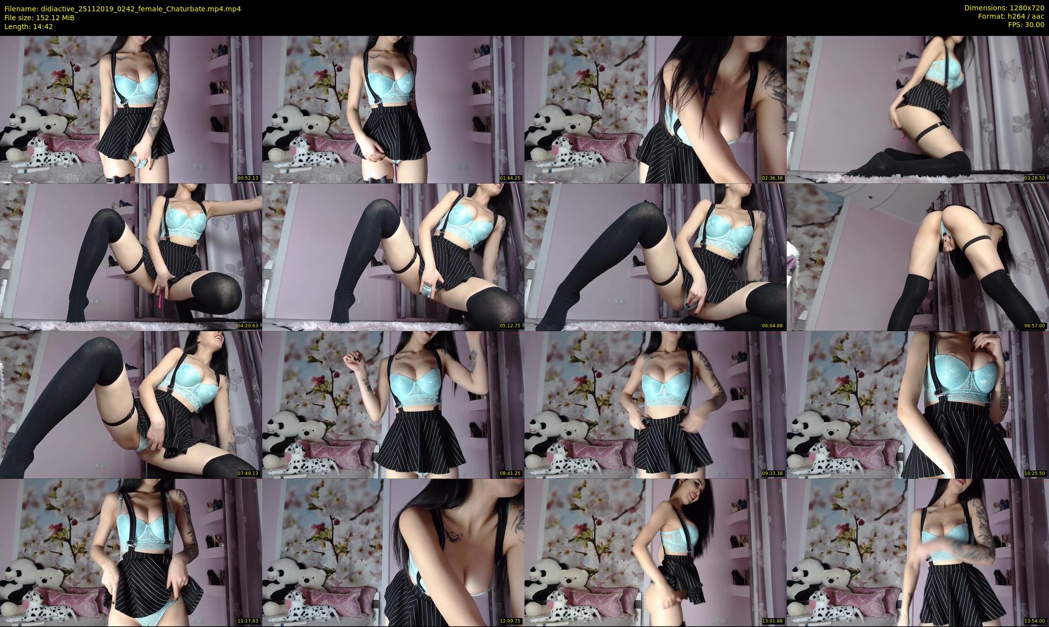 didiactive — 15 minute Chaturbate female cam show recording, 720p, Nov 25, 2019