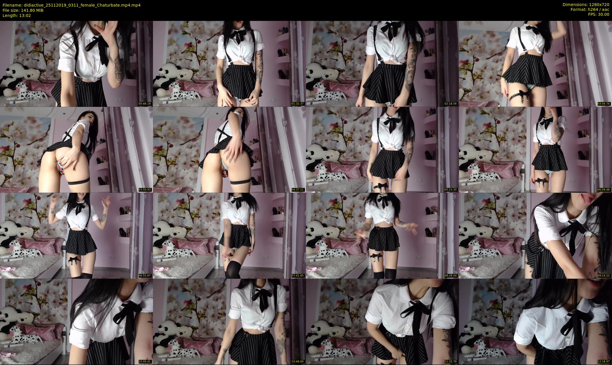 didiactive — 14 minute Chaturbate female cam show recording, 720p, Nov 25, 2019