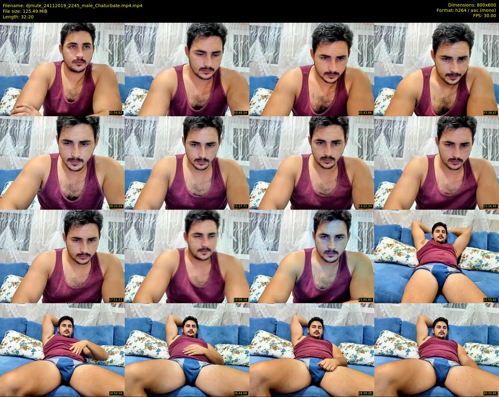 djmute — 33 minute Chaturbate male cam show recording, 480p, Nov 24, 2019
